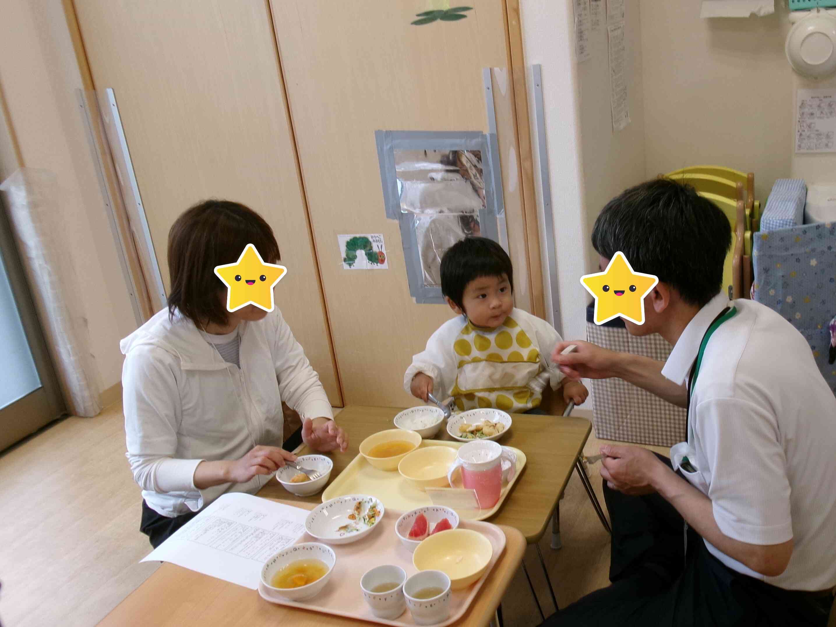 楽しい給食の時間!