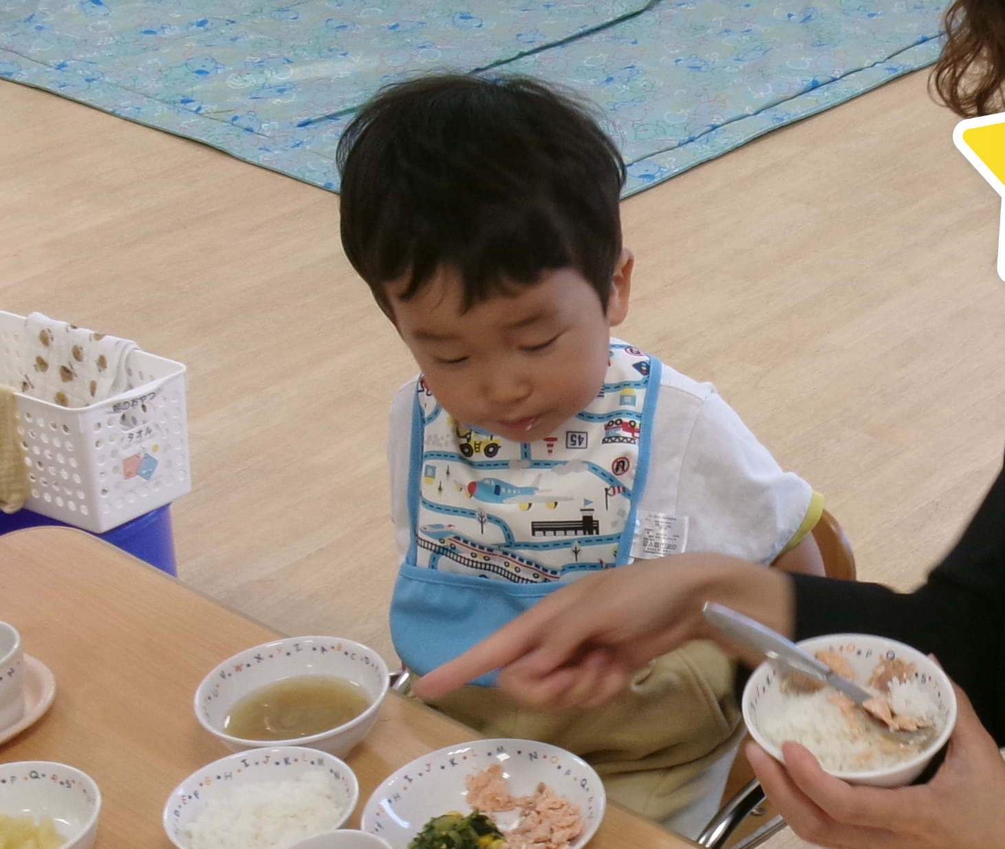 大好きな給食の時間♡