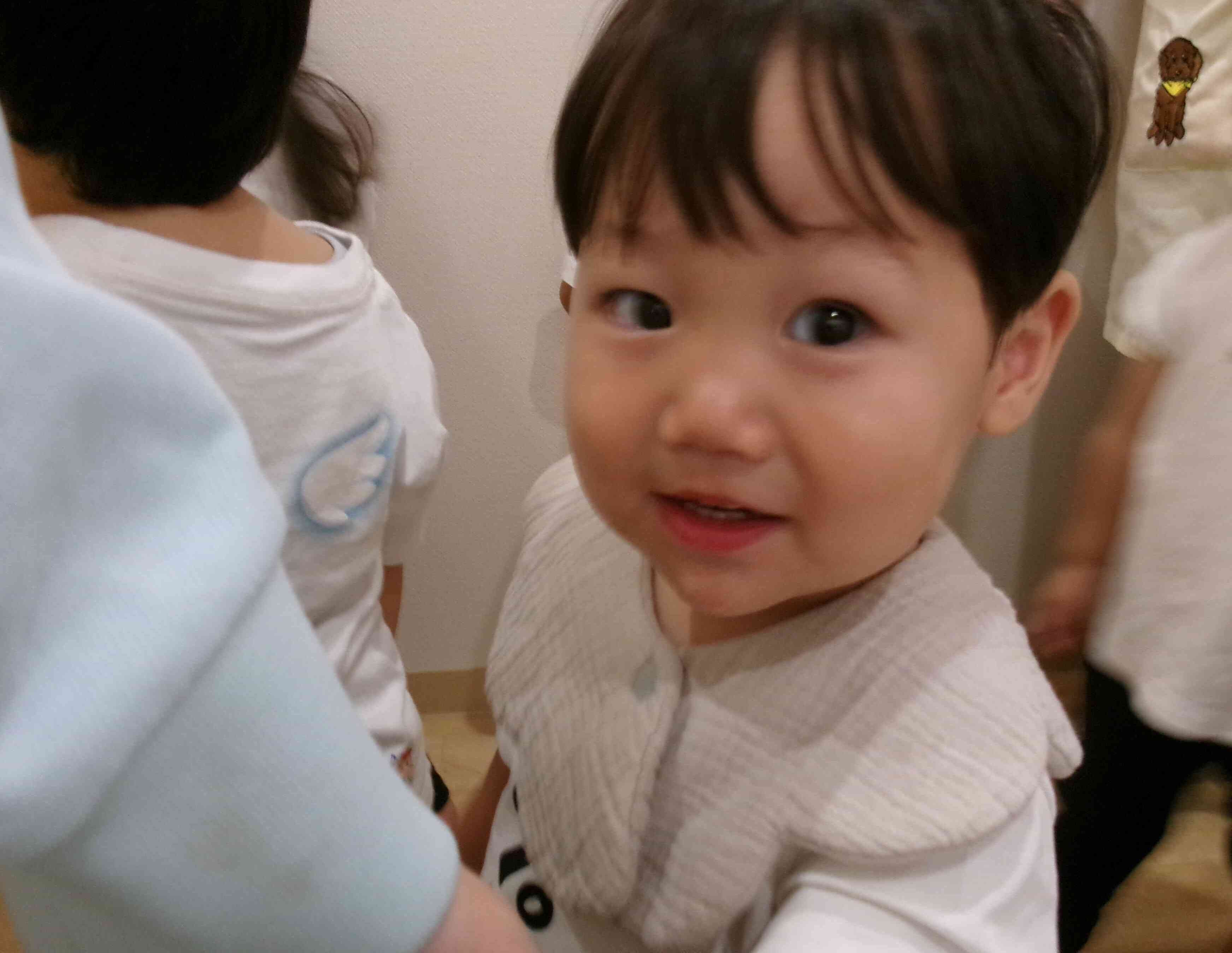 待機室での一枚!いい笑顔だね♡