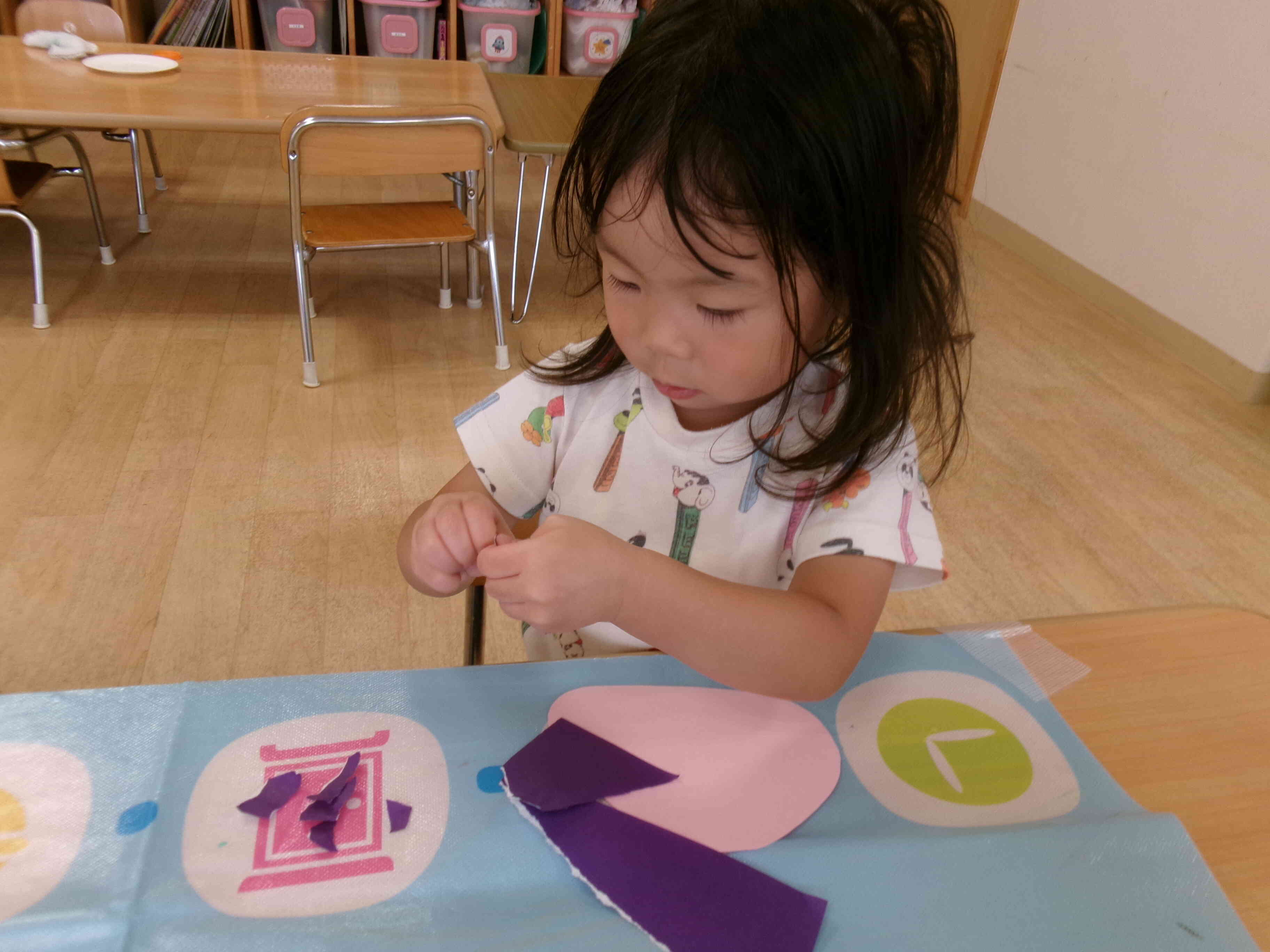 ハロウィンの製作をしたよ！～うさぎ組～