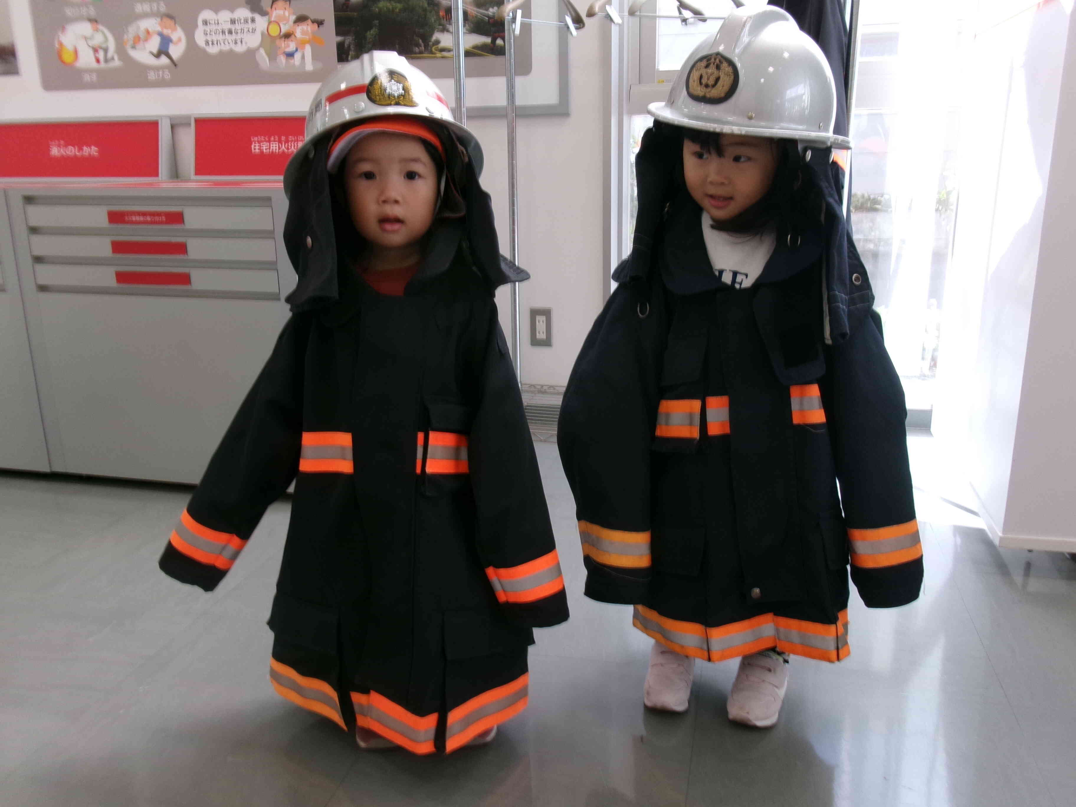 消防署へ遊びにいったよ～うさぎ組・あひる組・ひよこ組〜