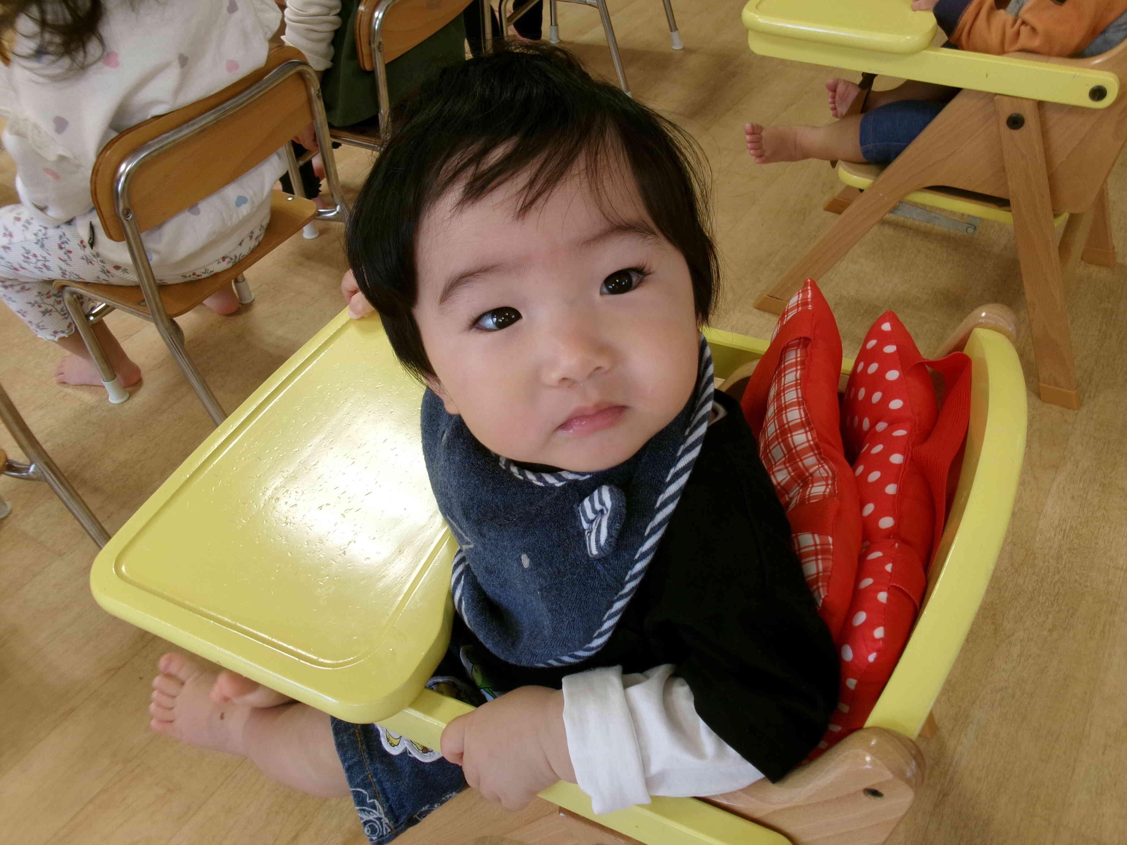 ひよこ組さんも夢中です♪