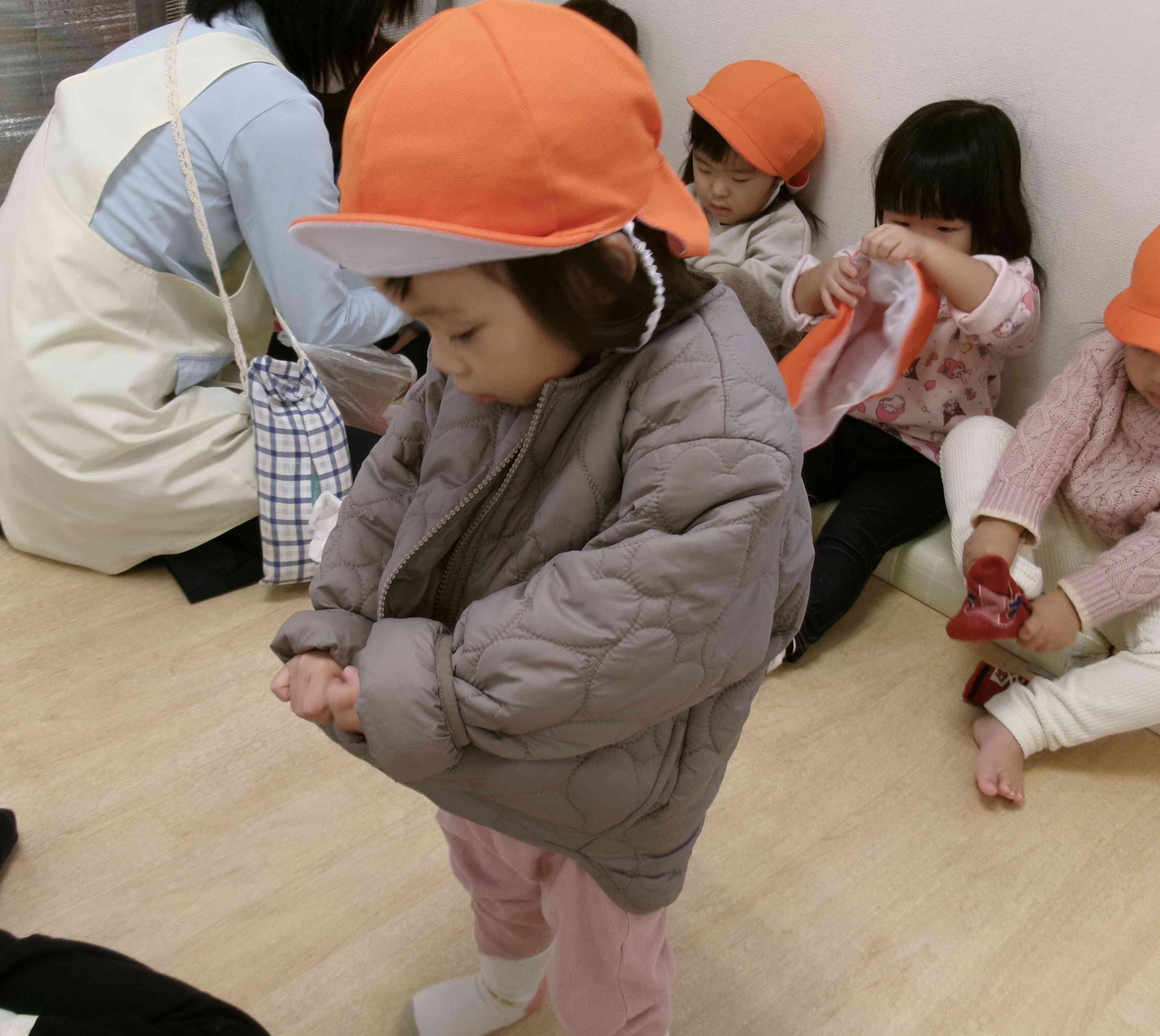 お散歩の準備ができるよ‼︎〜うさぎ組、あひる組〜