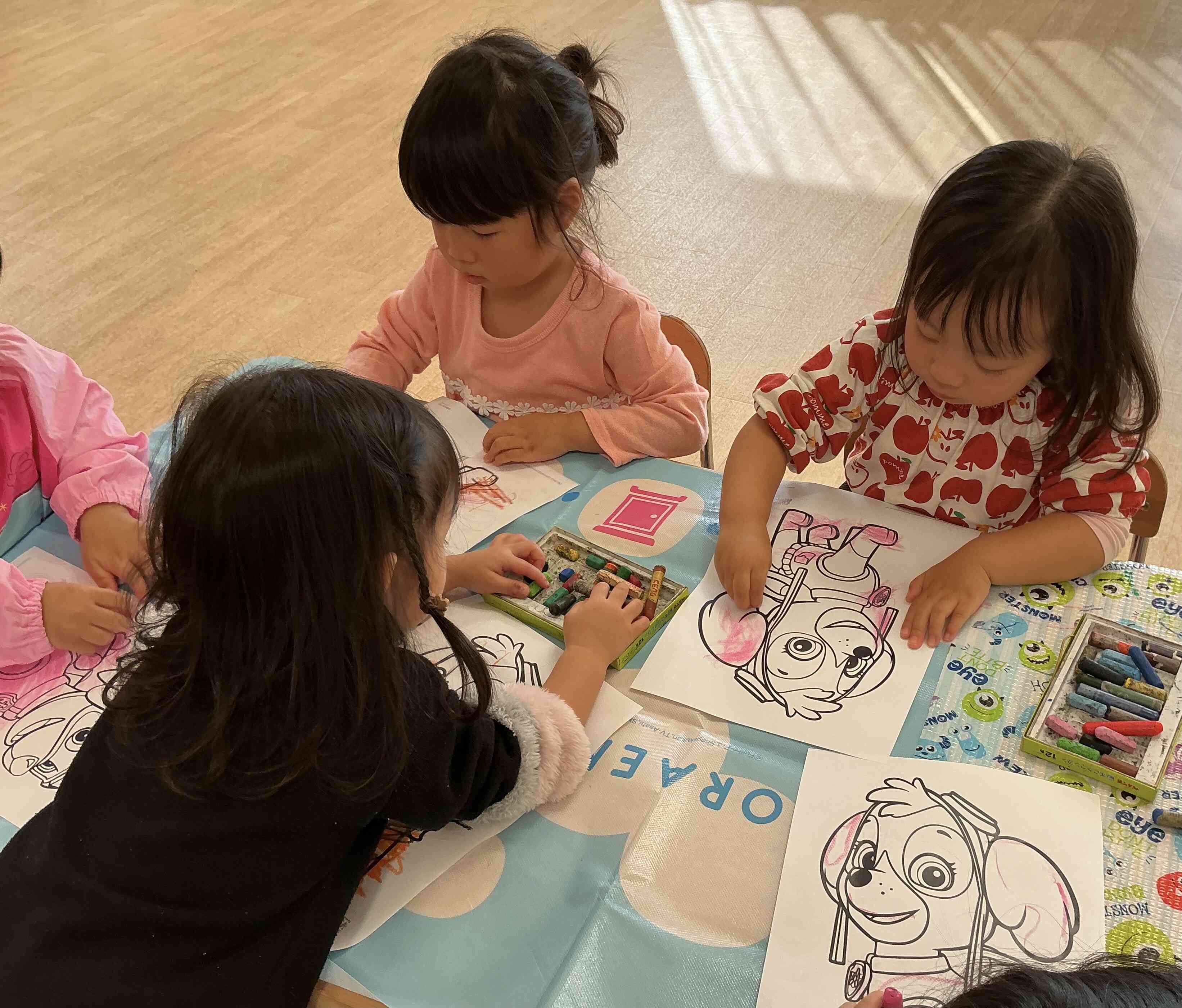 机上遊びをしたよ‼︎ 〜うさぎ組〜