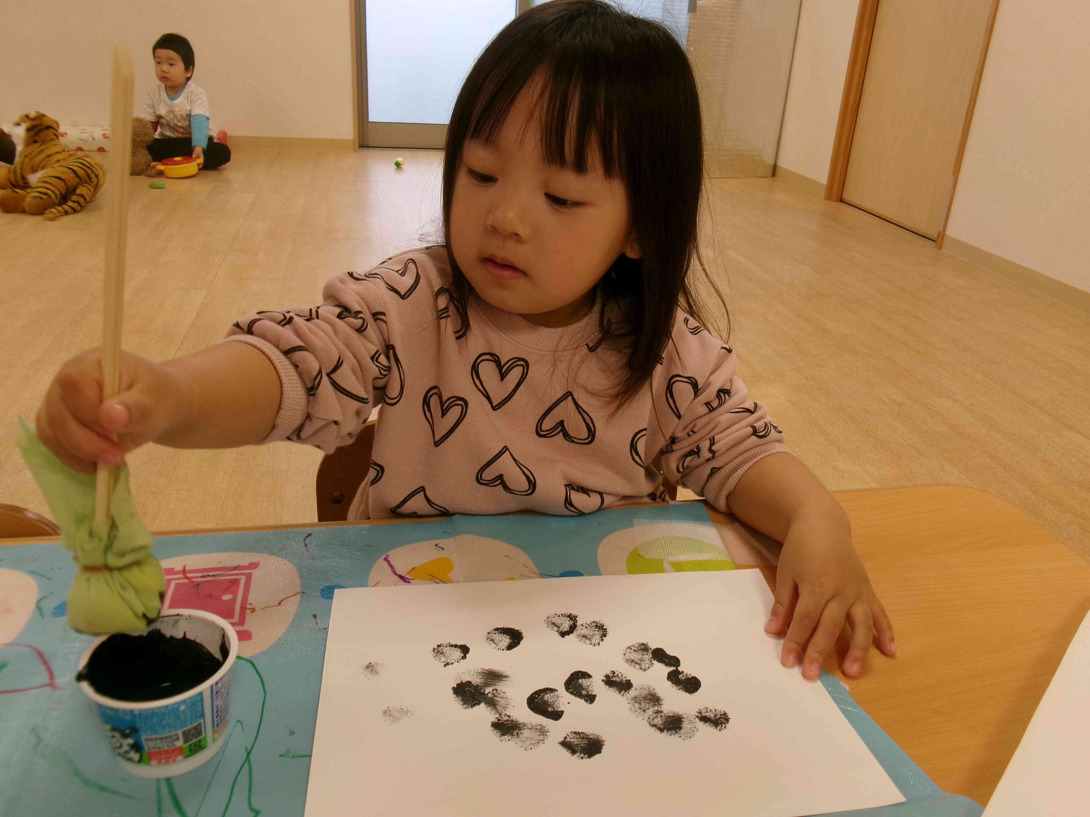 2月の製作〜うさぎ組〜