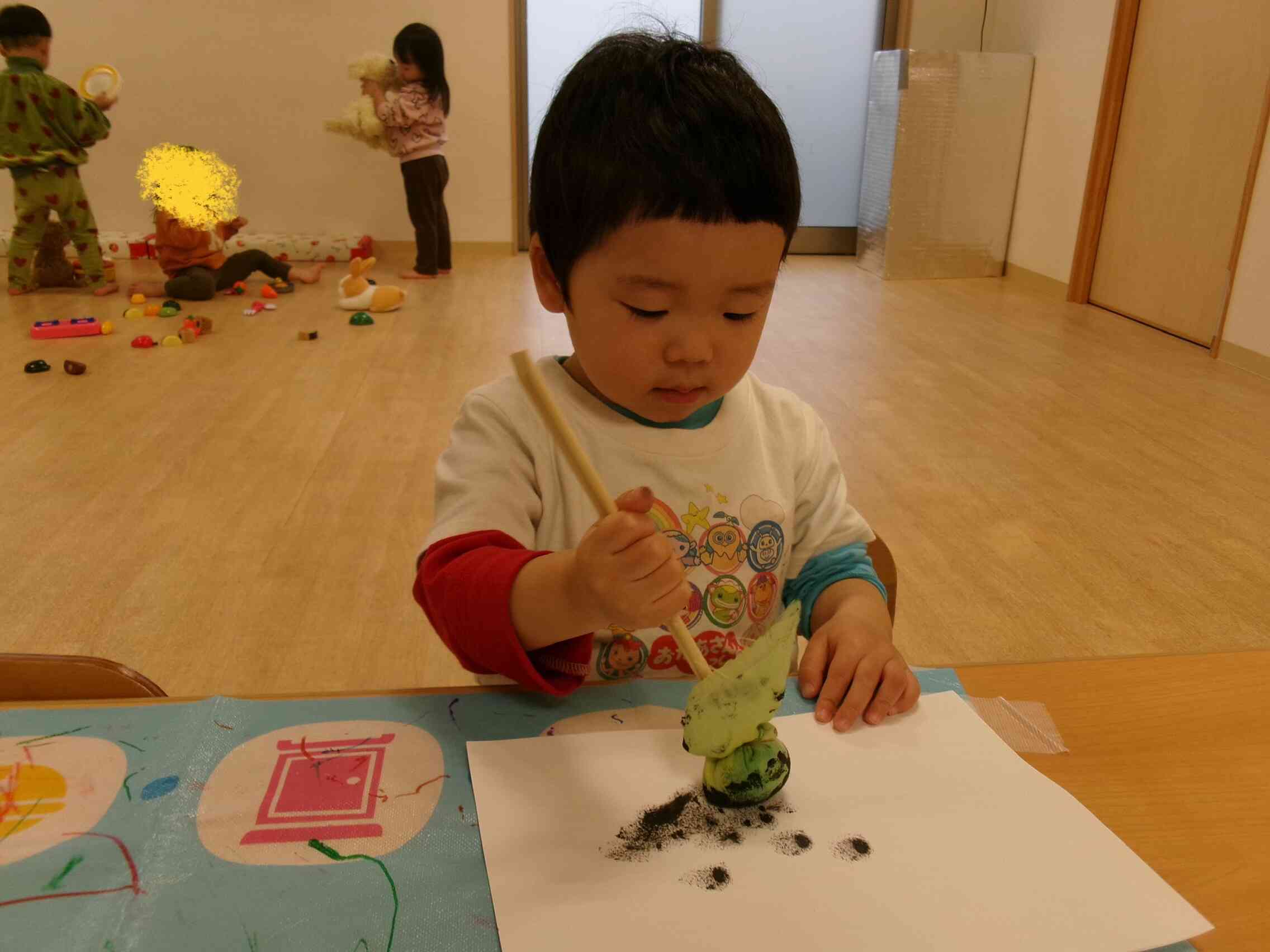 タンポでポンポンポン♪