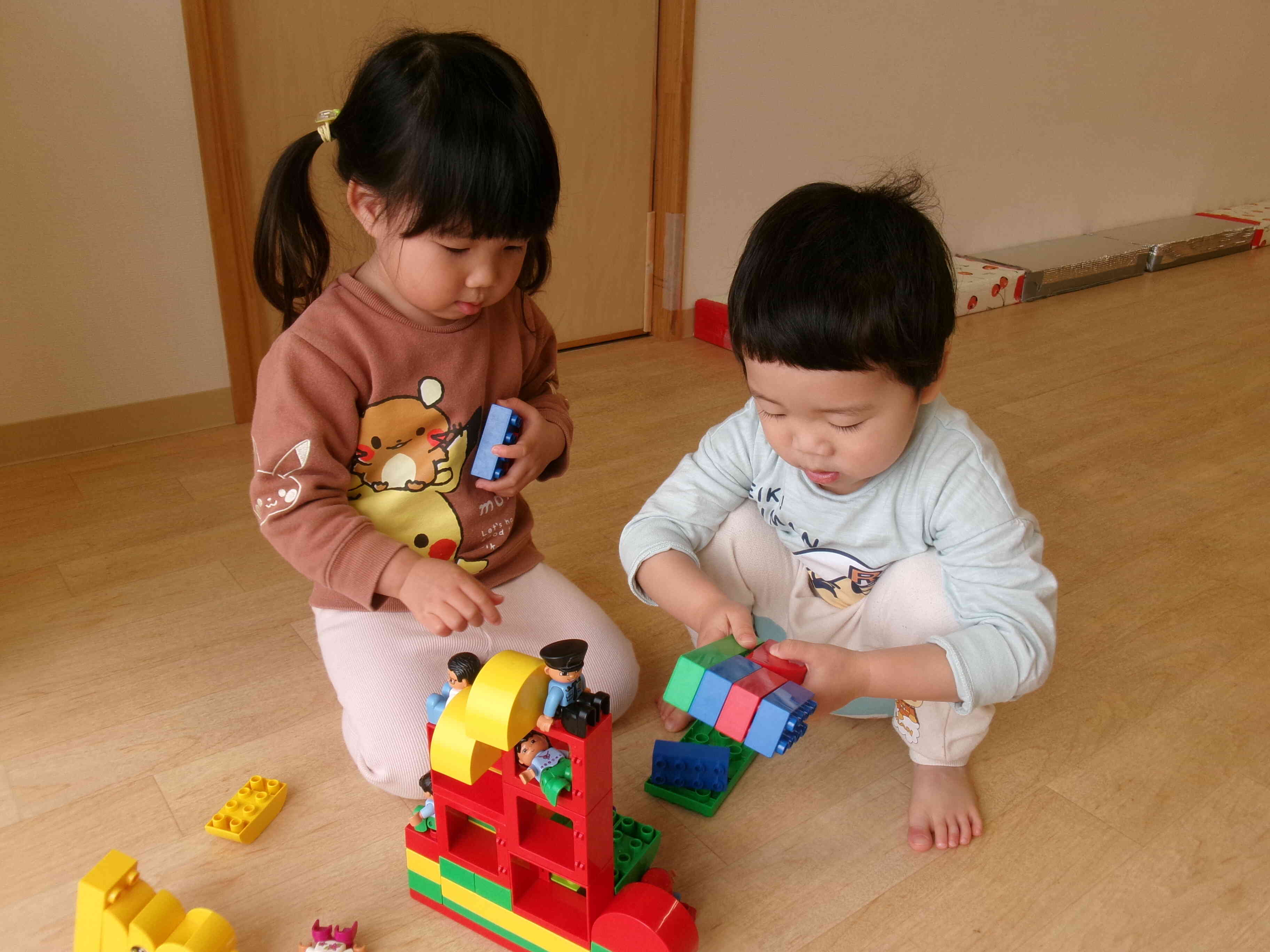 友だちとイメージを共有して1つの作品を作れたよ！