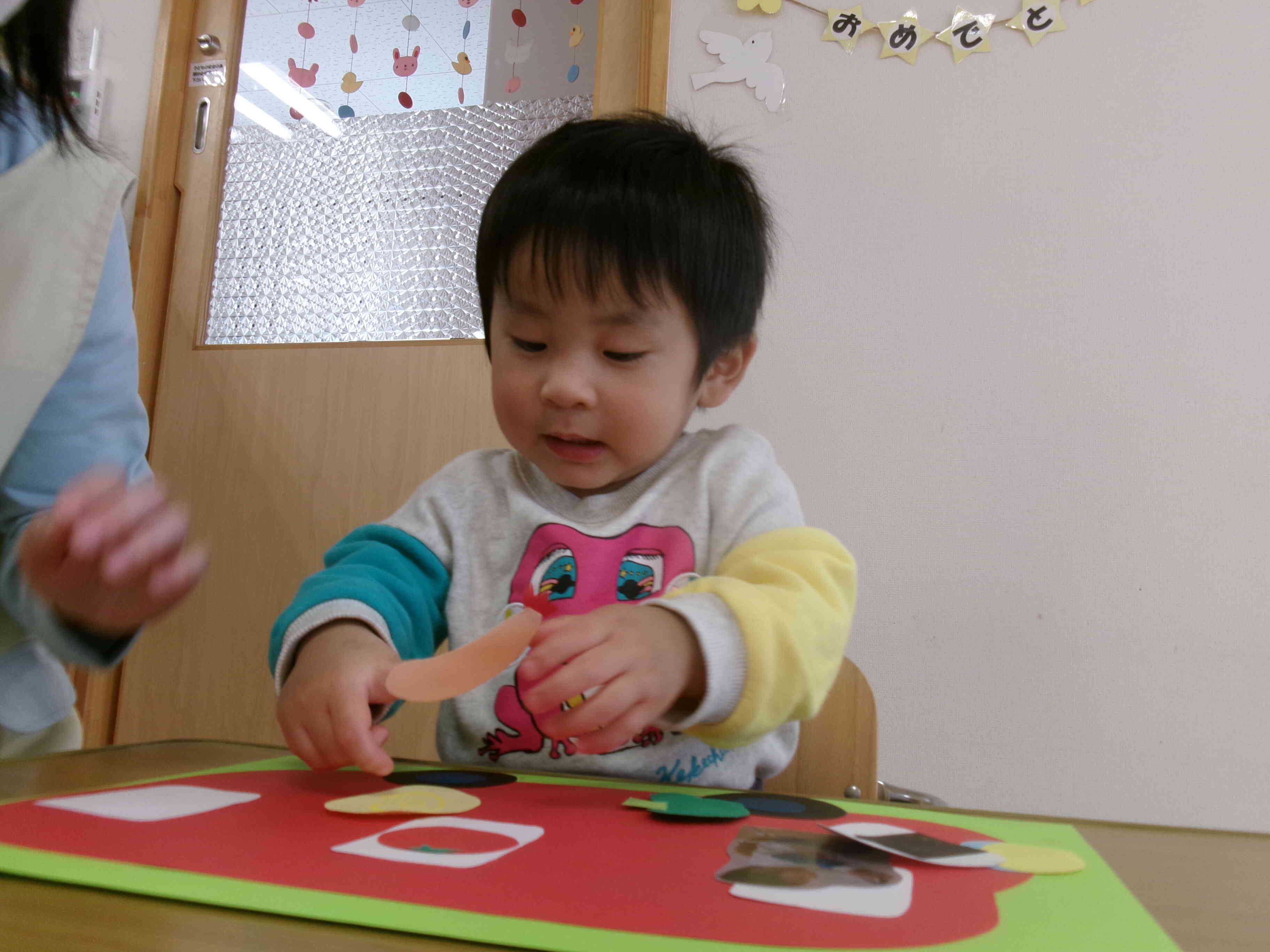お弁当バスを作ったよ〜あひる組（1歳児）〜