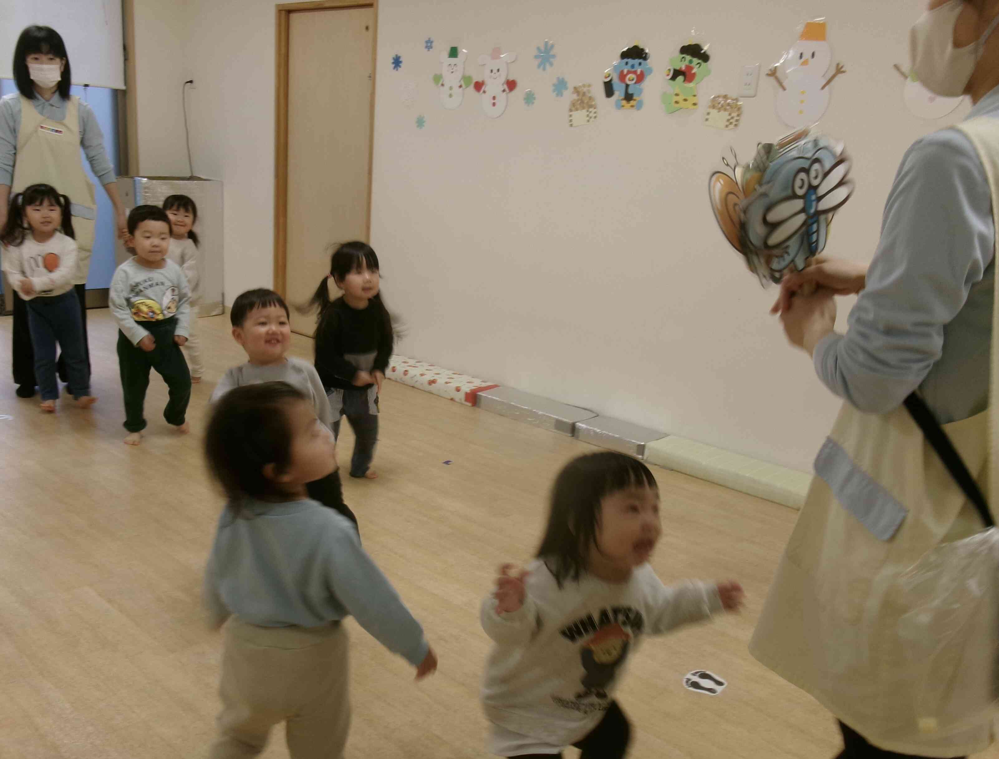 リトミックをしたよ‼︎〜うさぎ組・あひる組〜