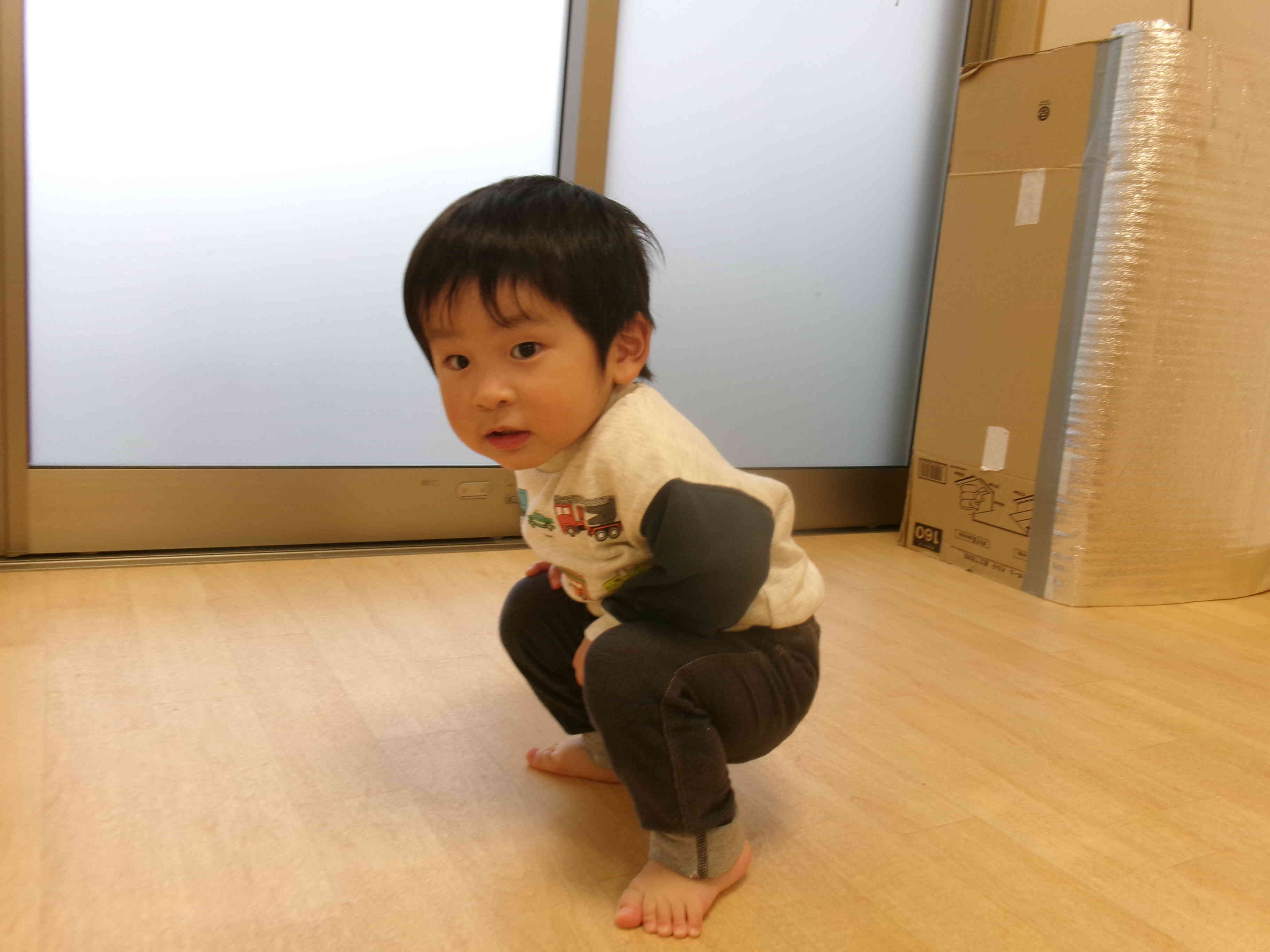 カエルさんの真似っこ⭐︎