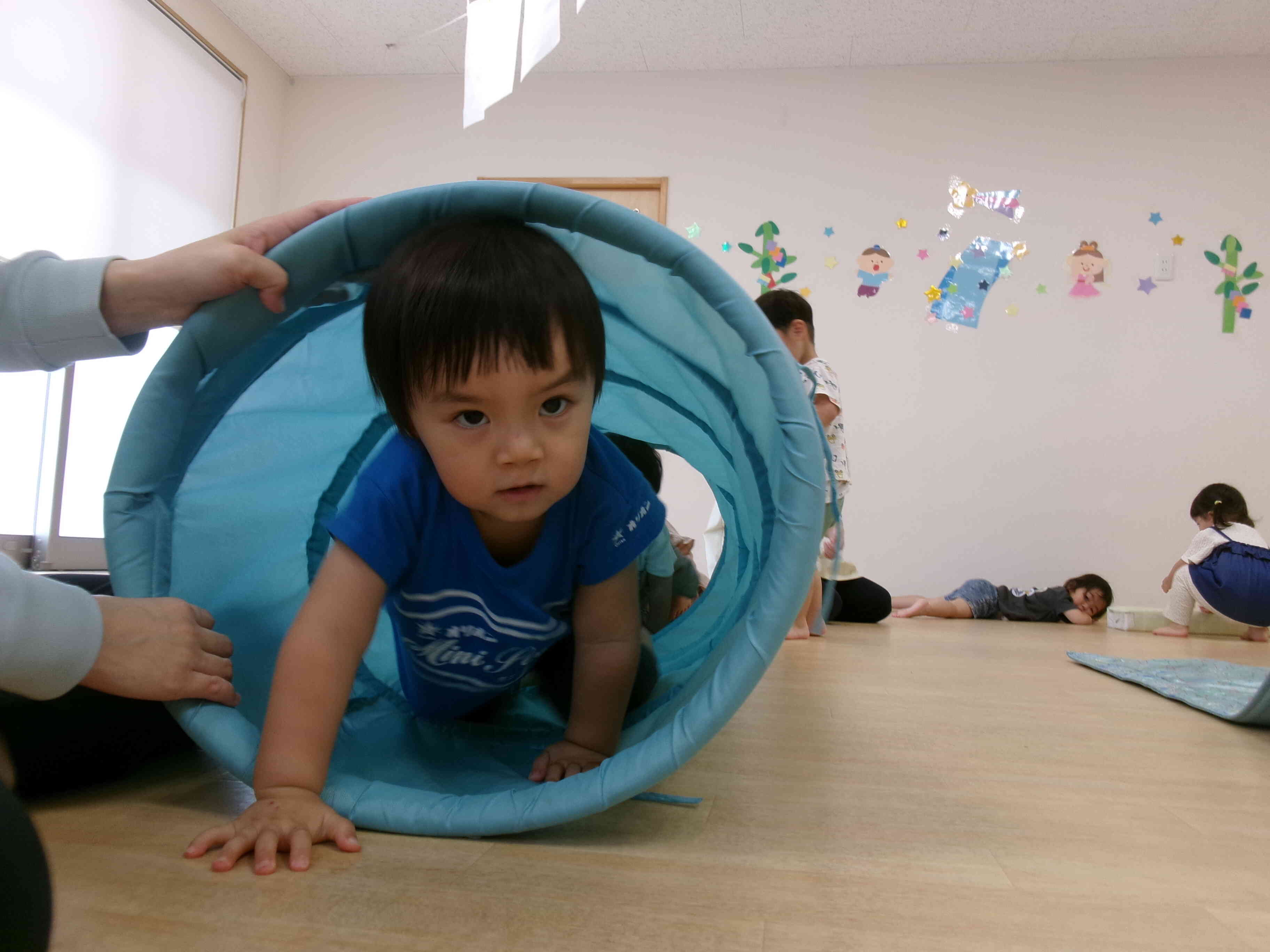サーキット遊び～あひる・うさぎ組（1歳児・２歳児）～