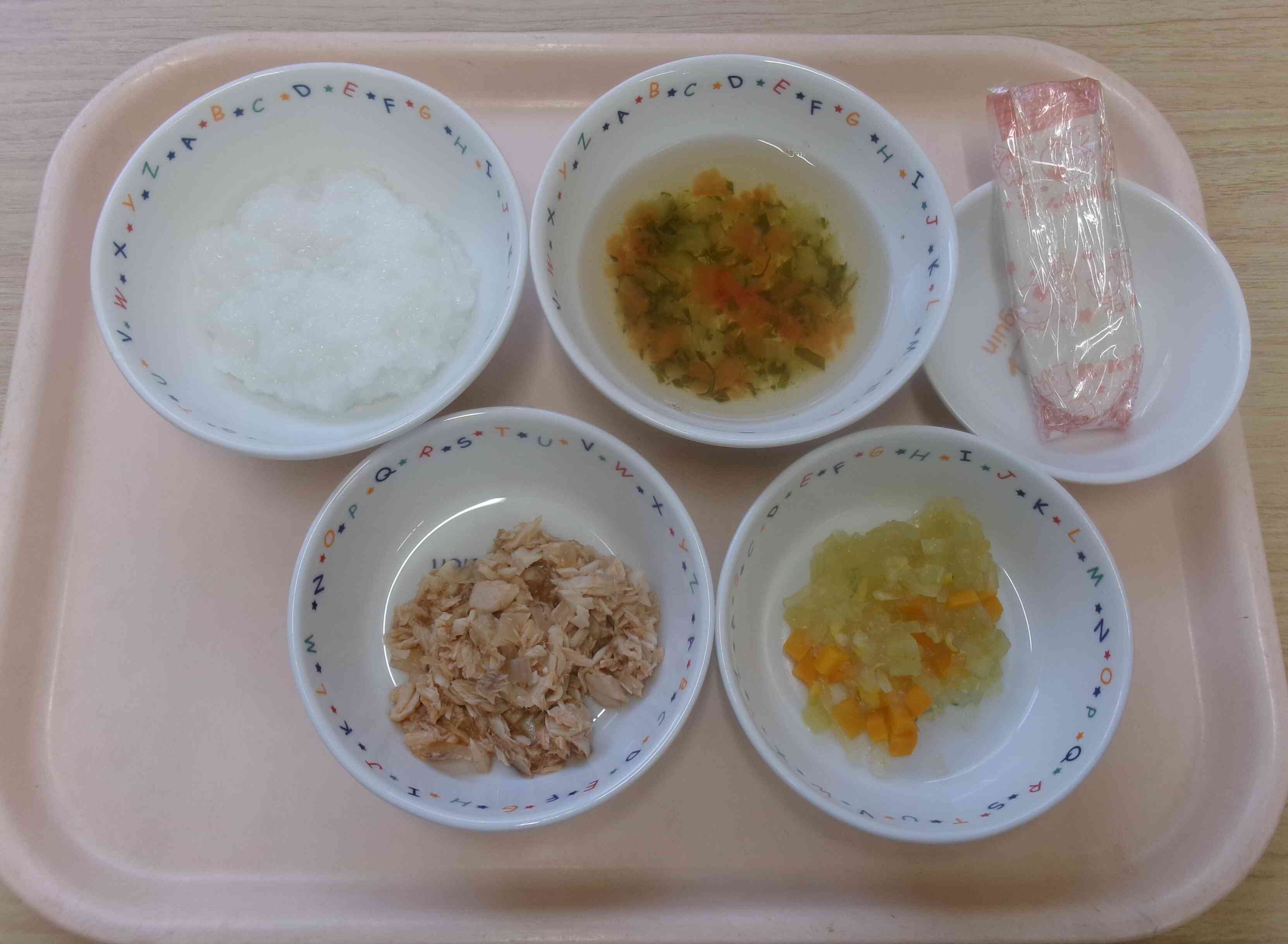８月の離乳食（後期食）