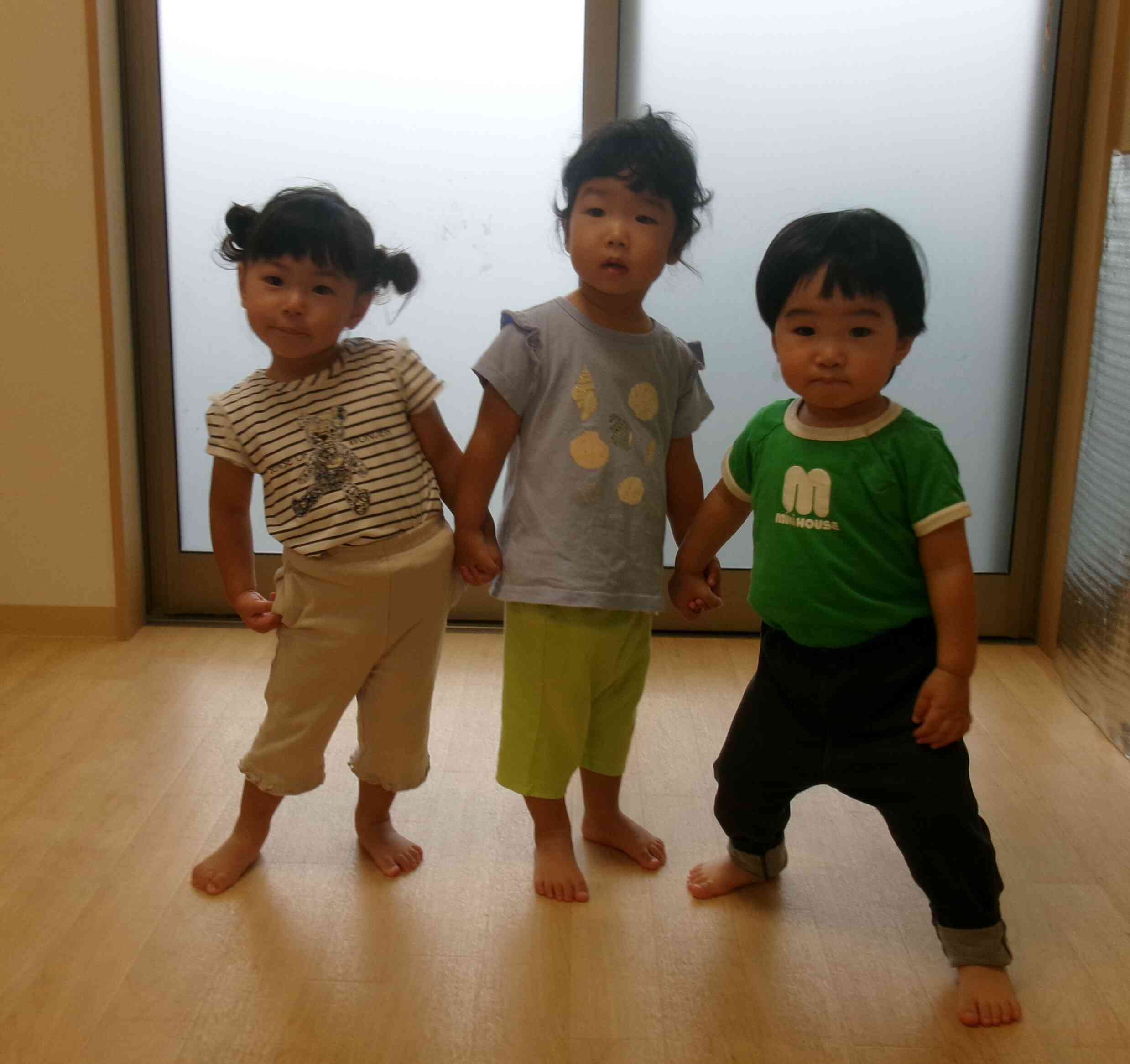 お友だちと一緒だと楽しいね！