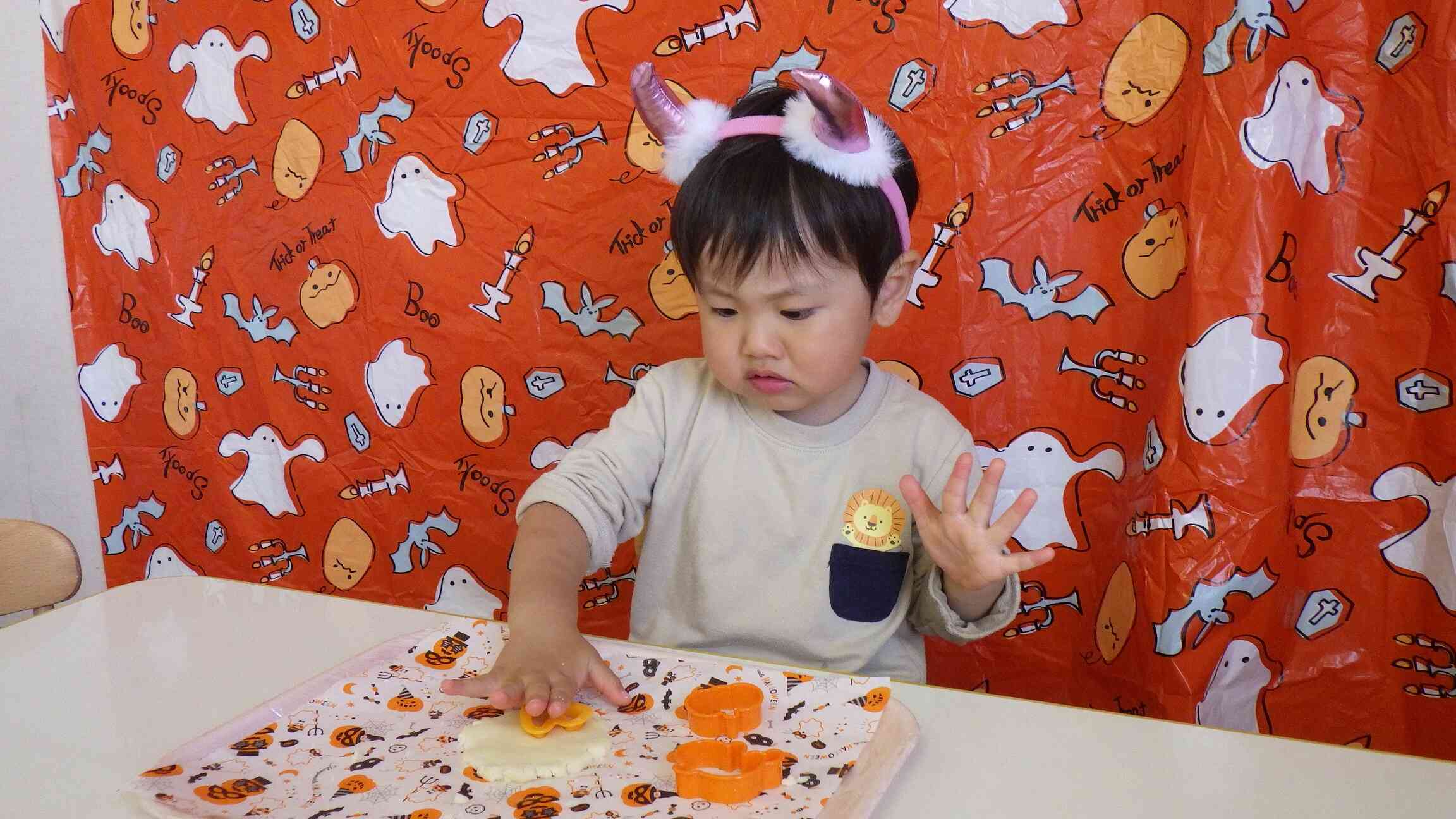 上手に型抜きできたね!!