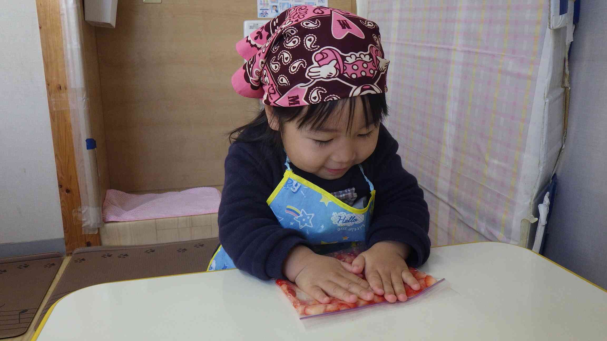 いちごジャム作り！（食育）