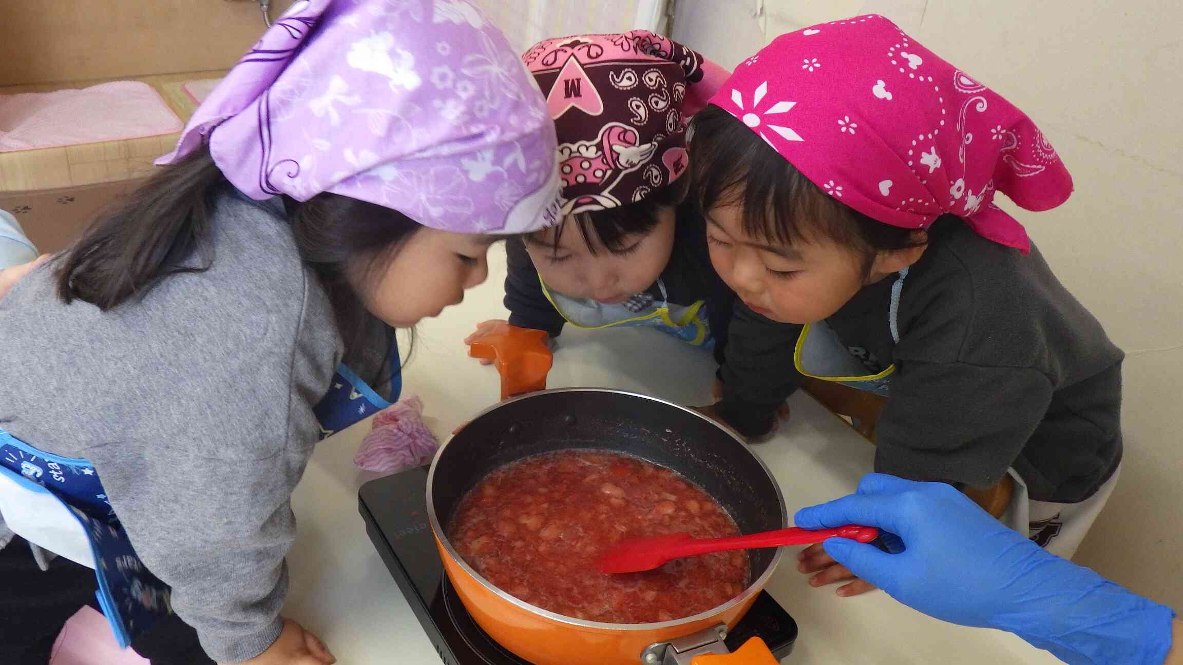 「いいにおいだね～♪」