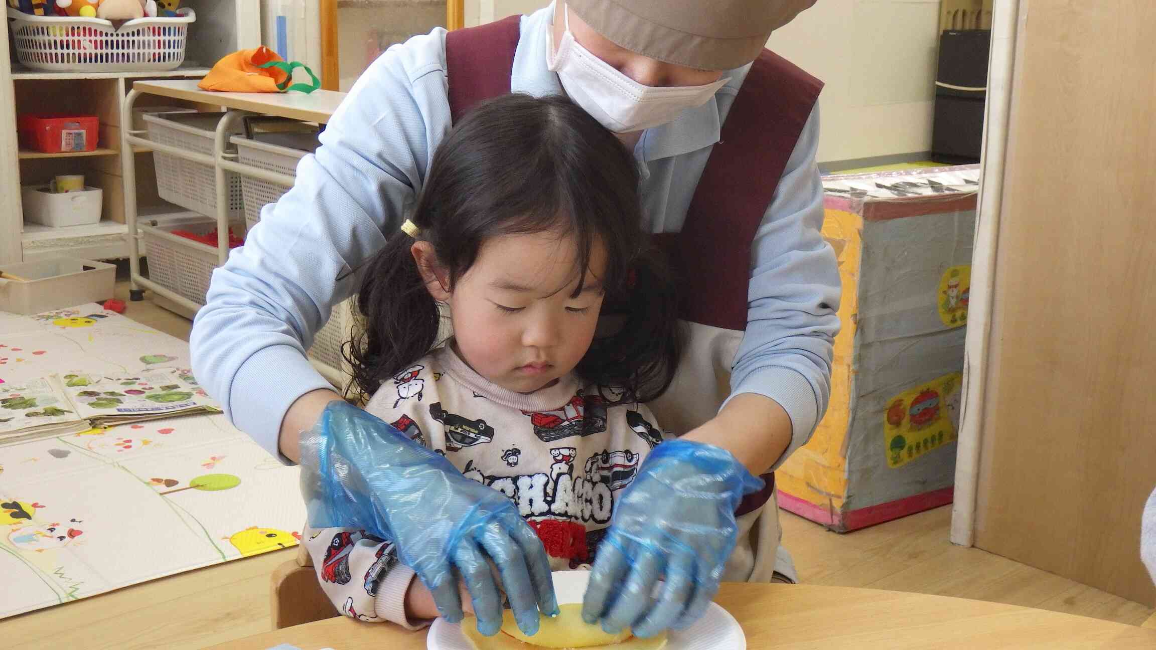 上手に巻けたね！