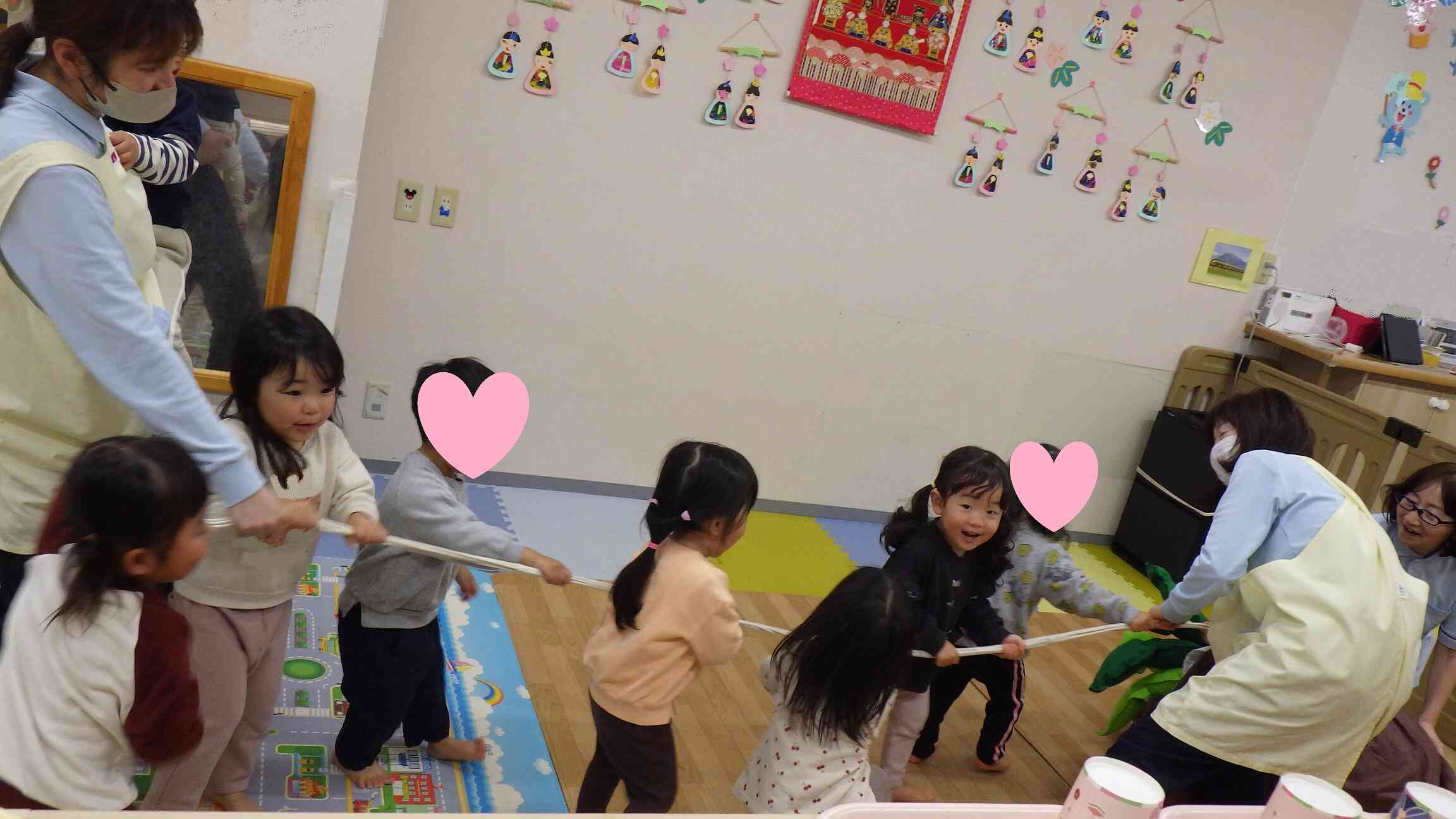 うぅんとこしょ、どっこいしょ!