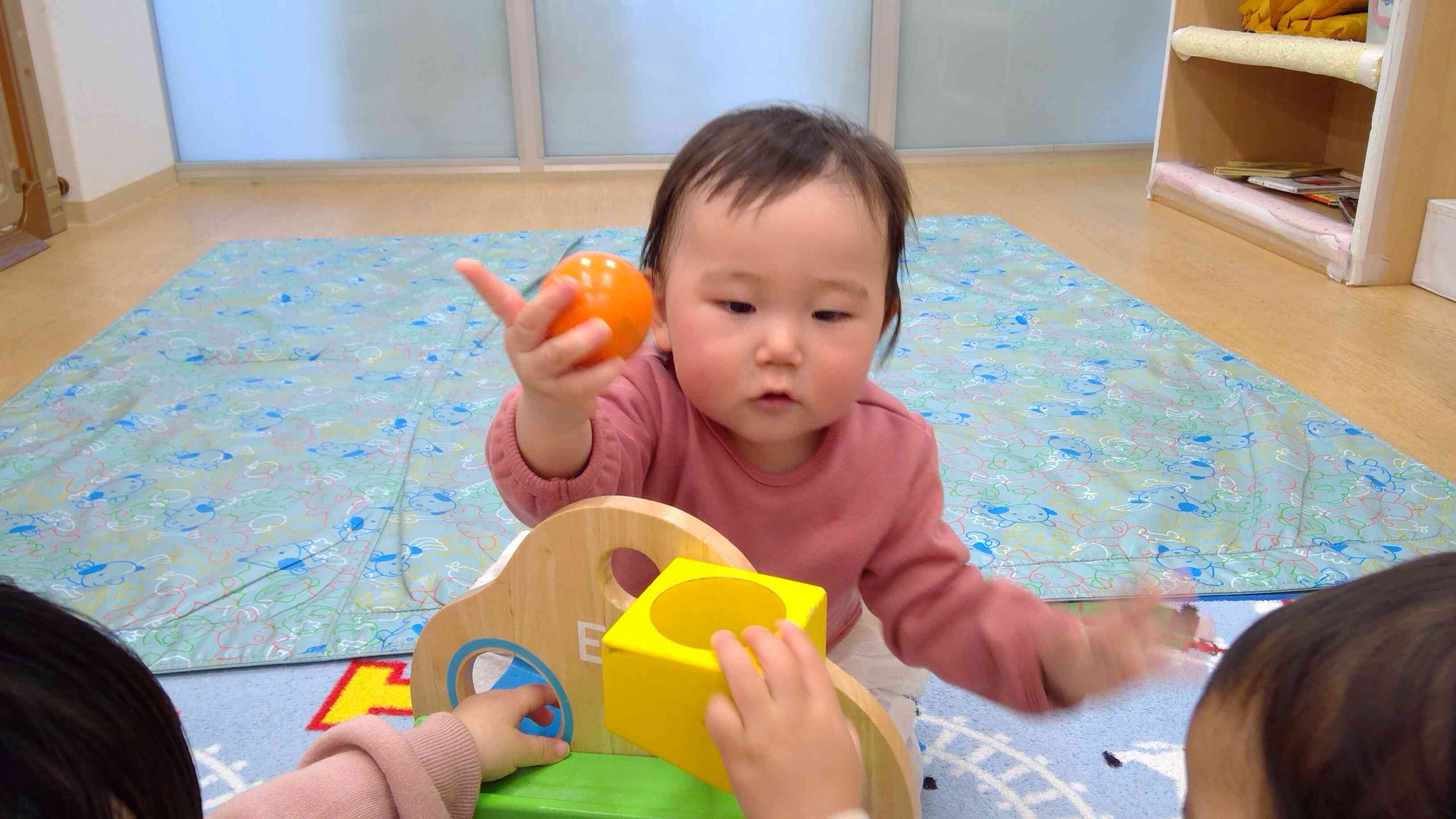 ボール転がしをしたよ!