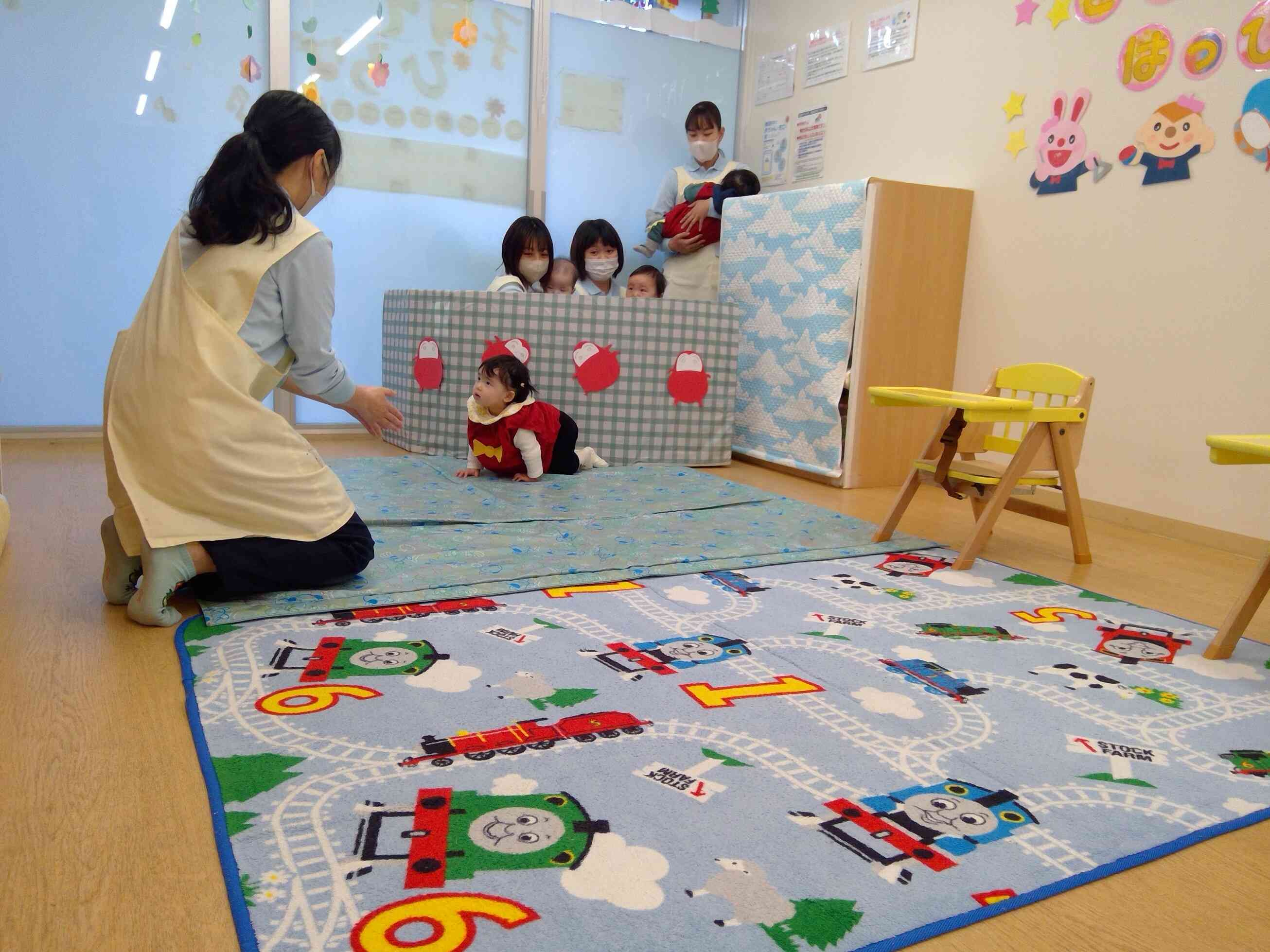 だるまさんの登場!