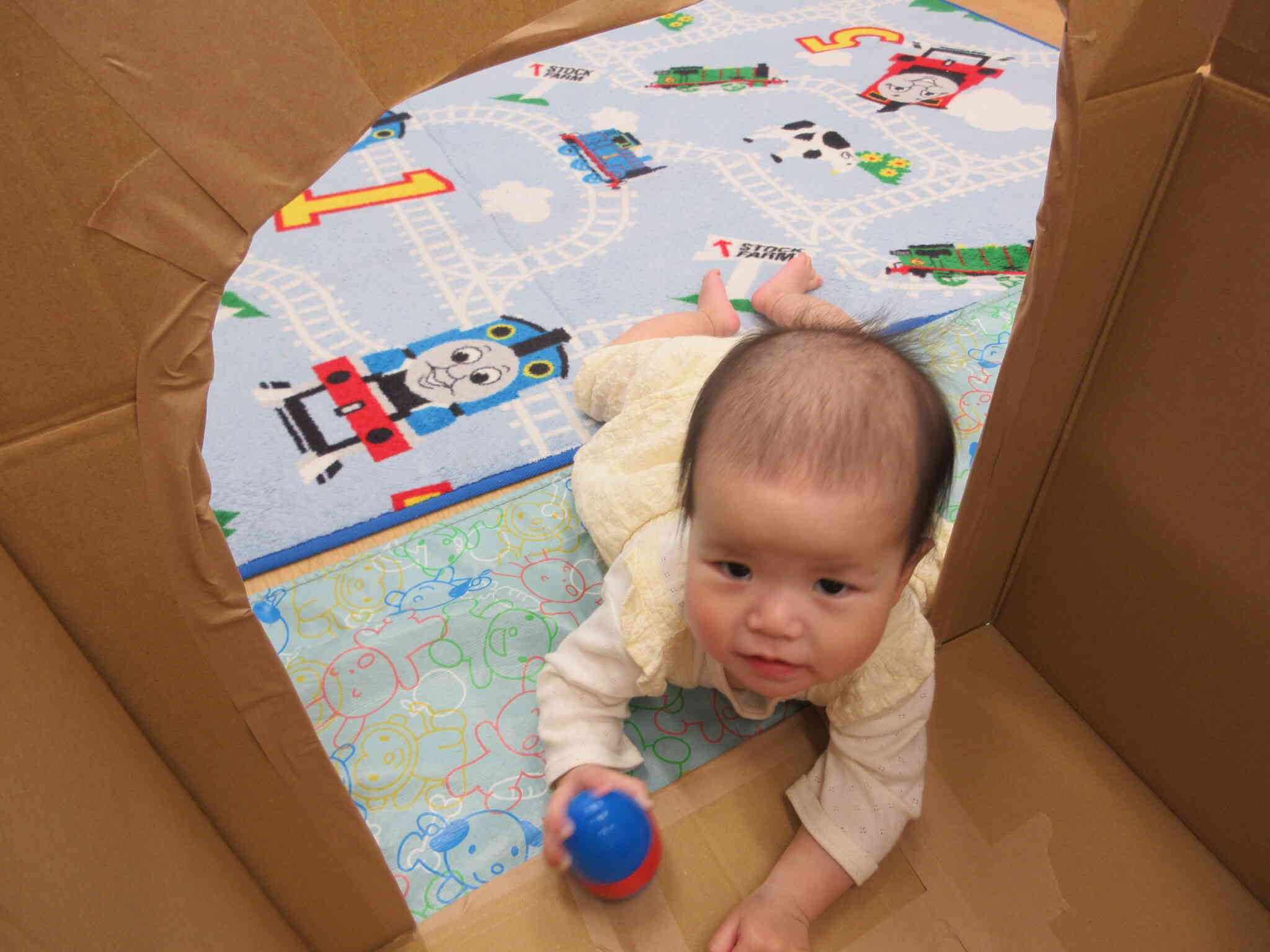 ボールつかまえた！