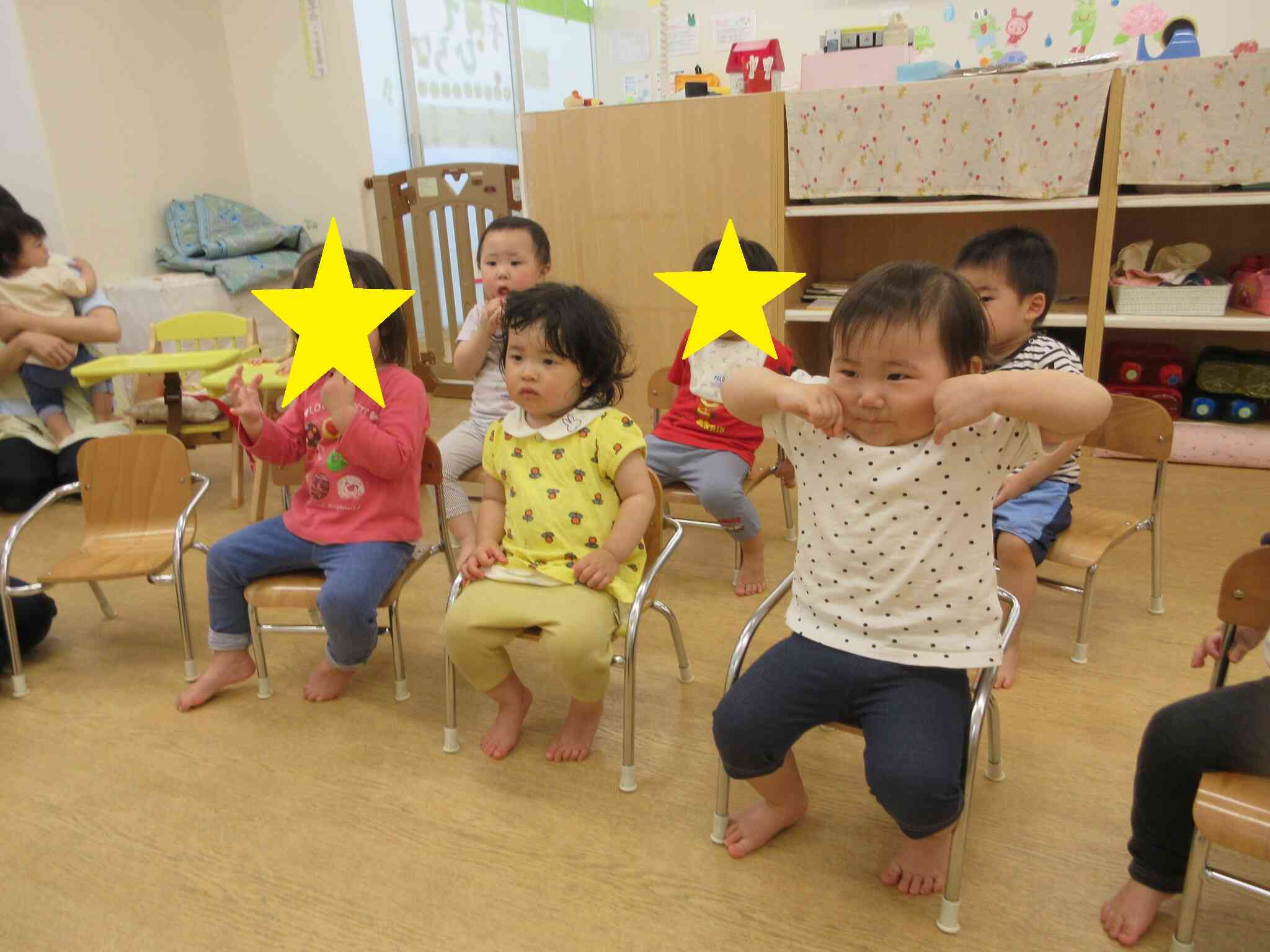 先生の真似っこできるかな？？