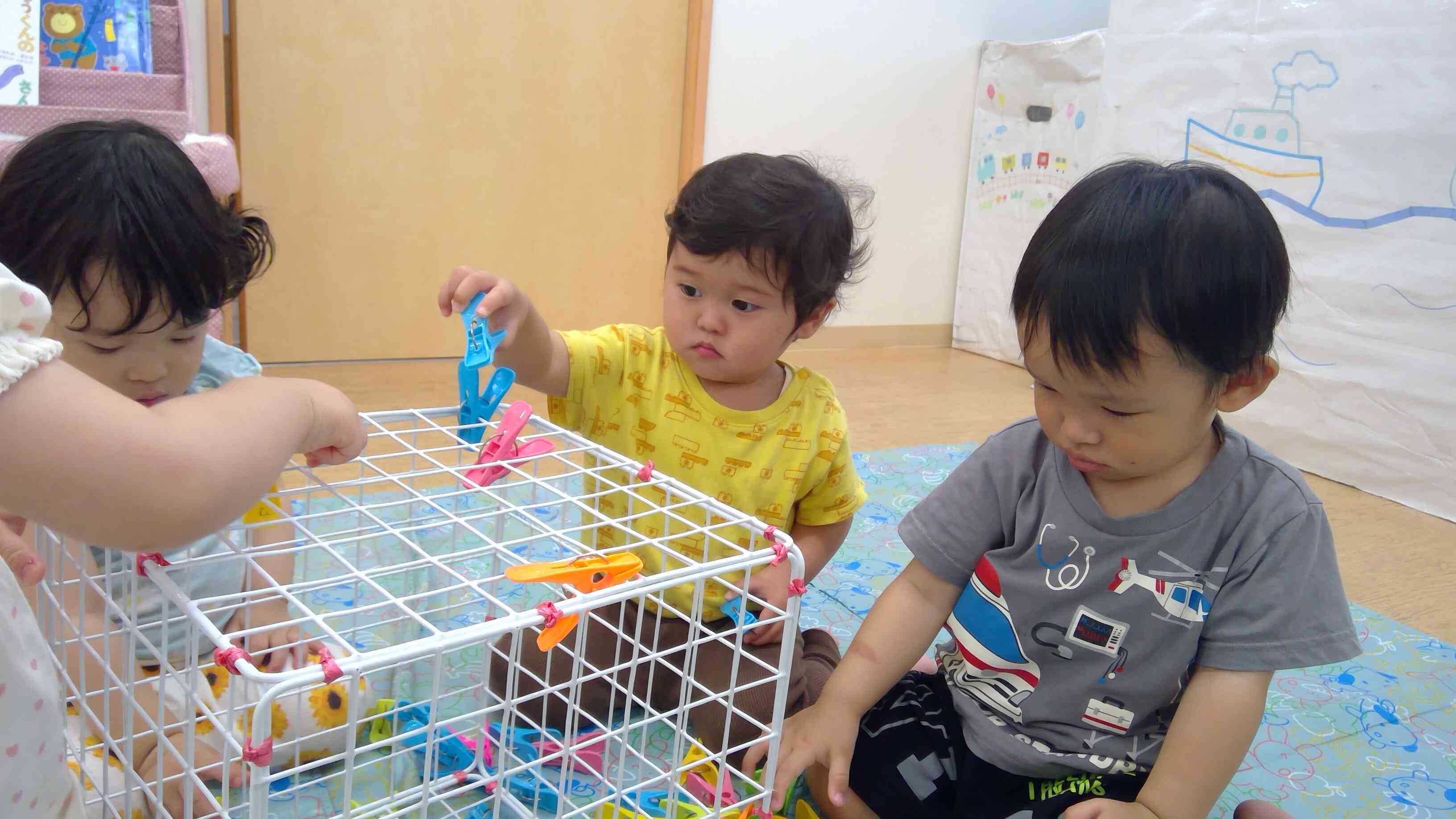 新しいお友だちが入園しました！（1歳児　あひる組）