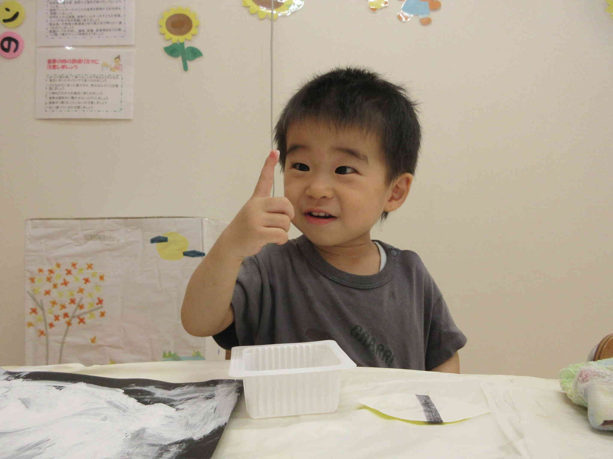 おばけを作ったよ！（2歳児　うさぎ組）