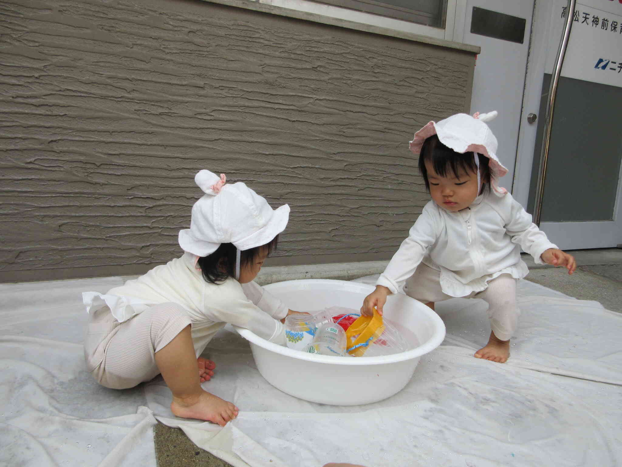 いろいろな道具に興味津々です！