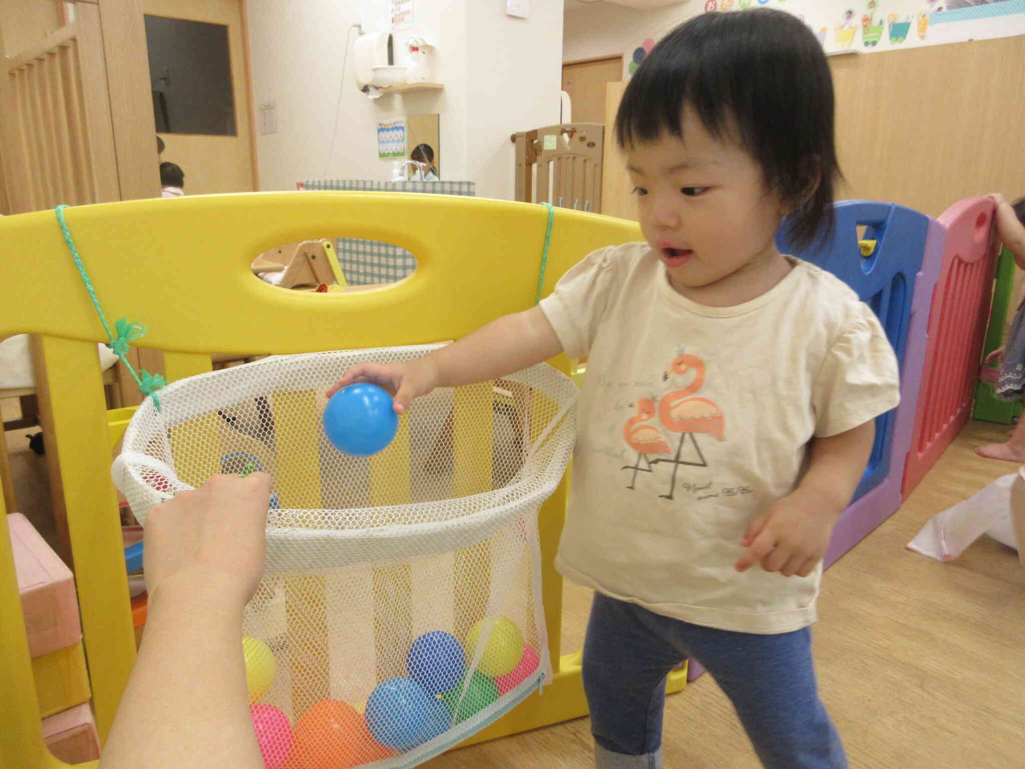 ボール遊びをしたよ☆