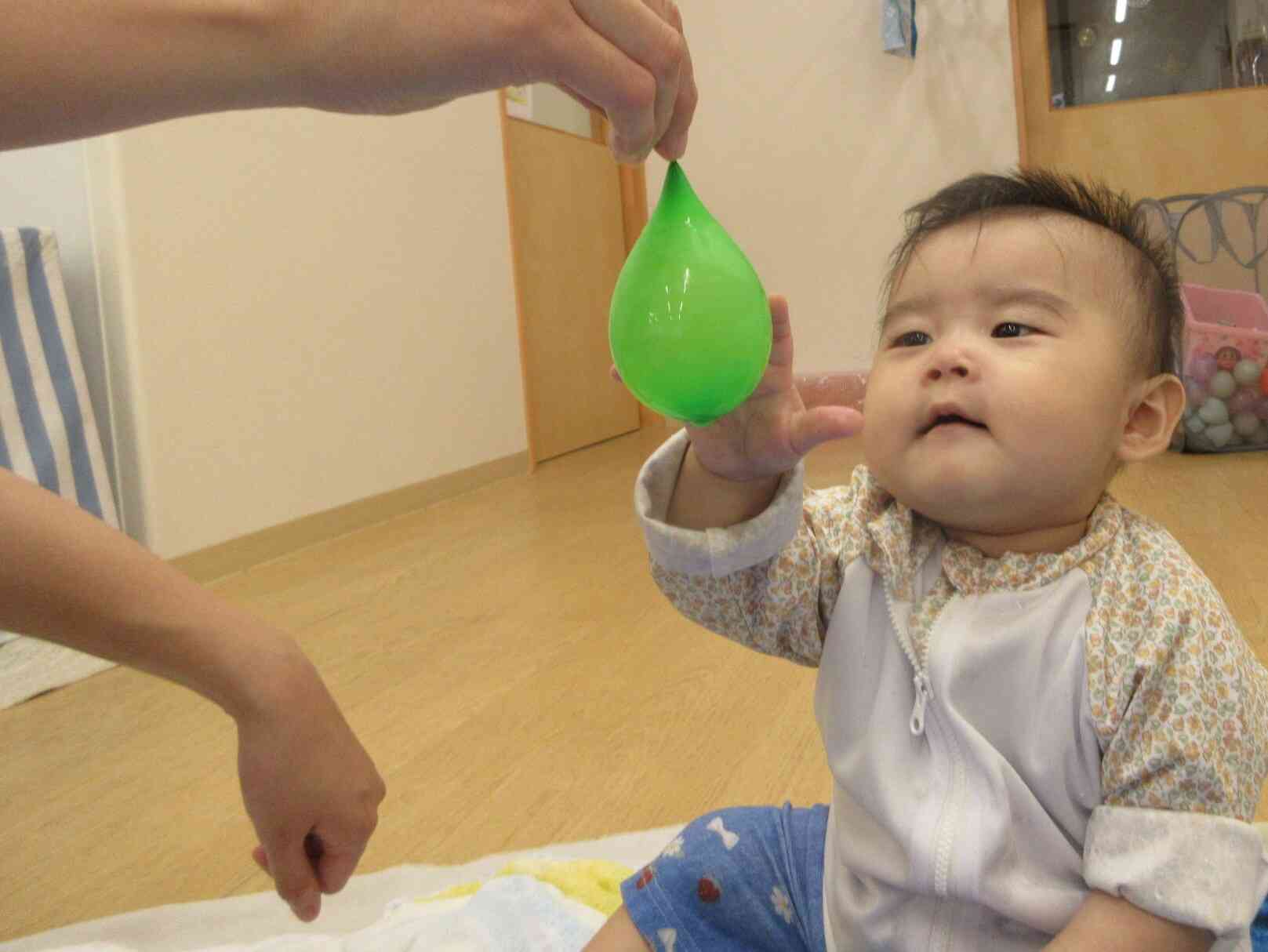 水風船で遊んだよ!