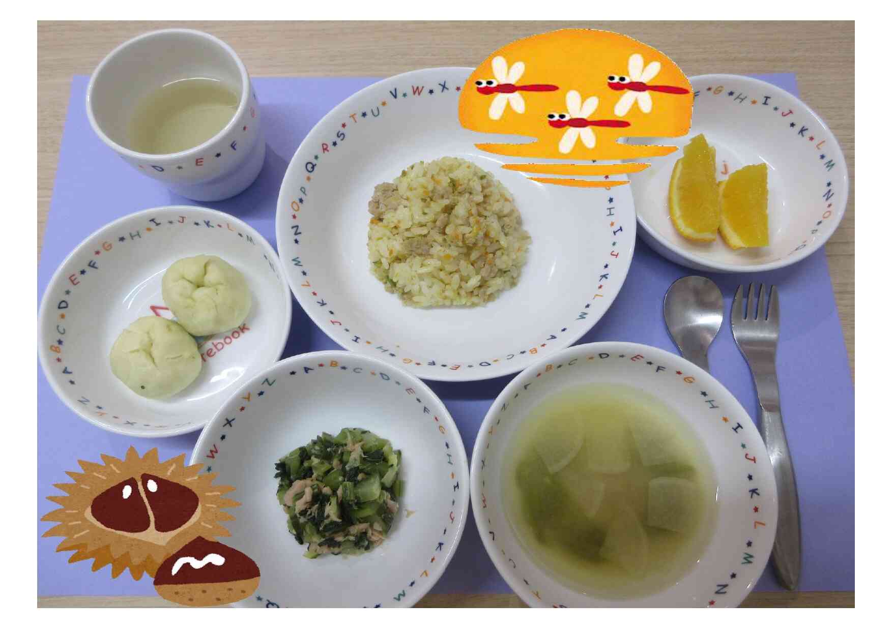 9月の給食(幼児食)