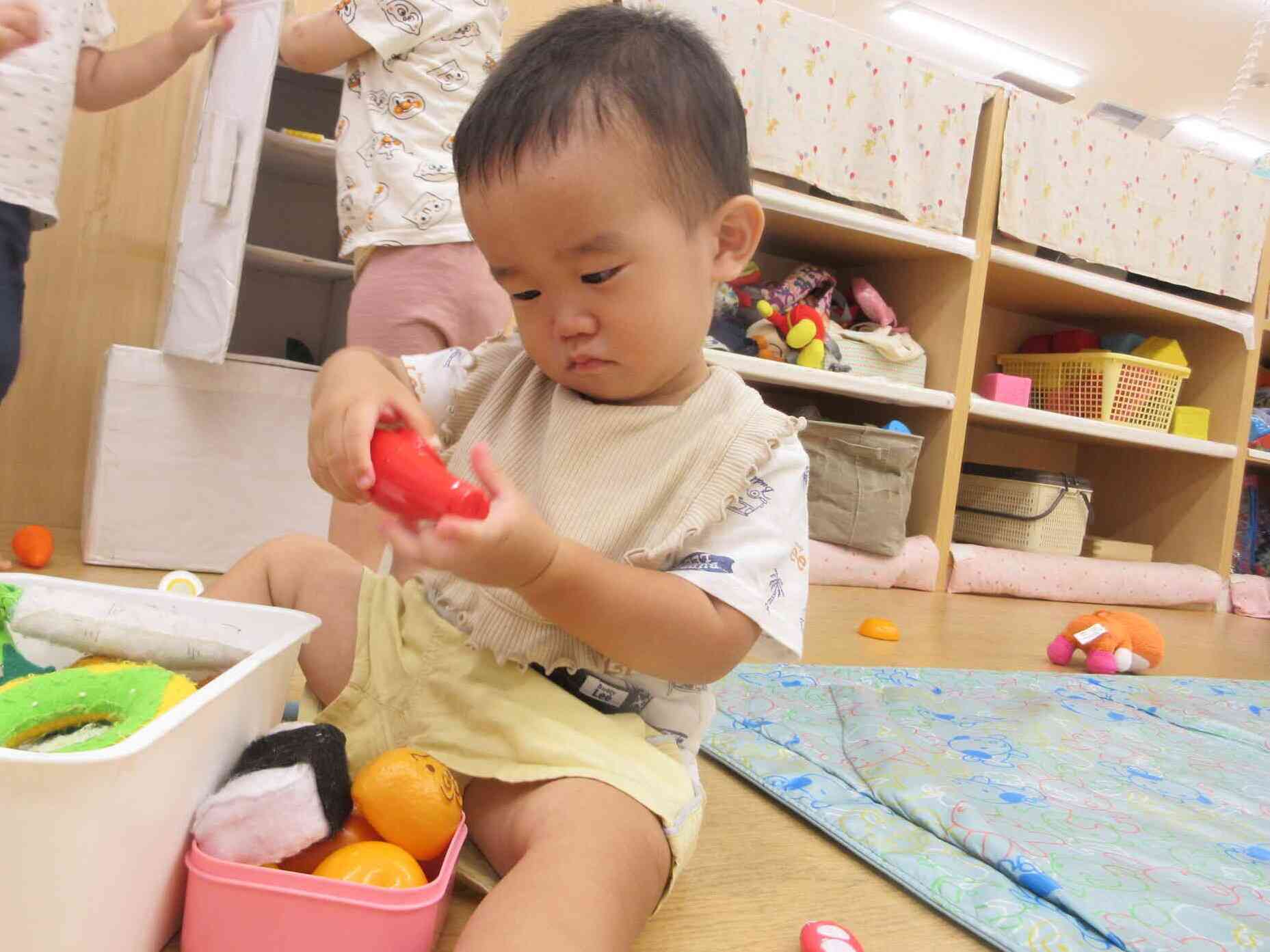 新しいお友だちが入園しました！（1歳児　あひる組）
