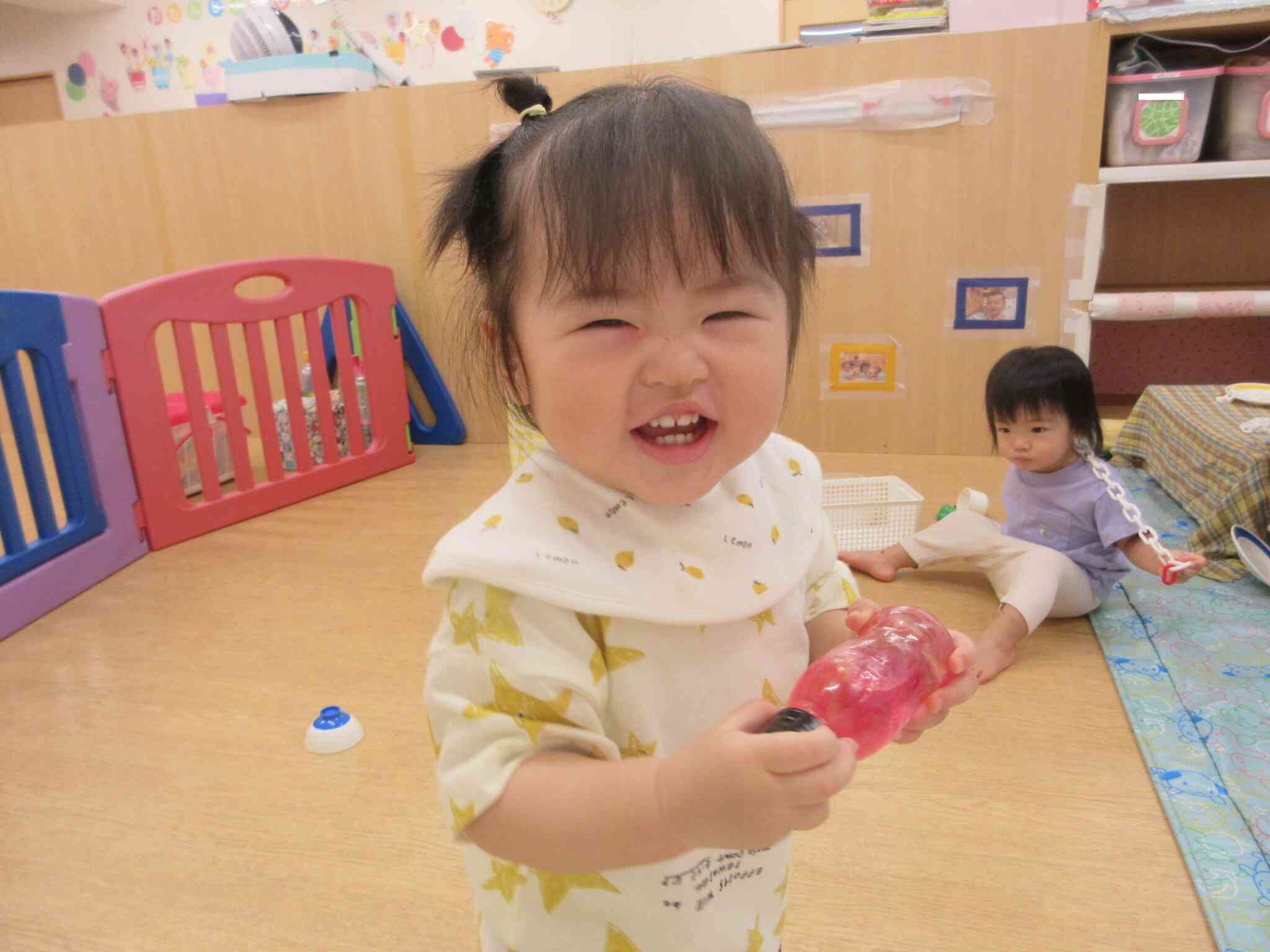 おままごと遊びをしました！（０歳児　ひよこ組）