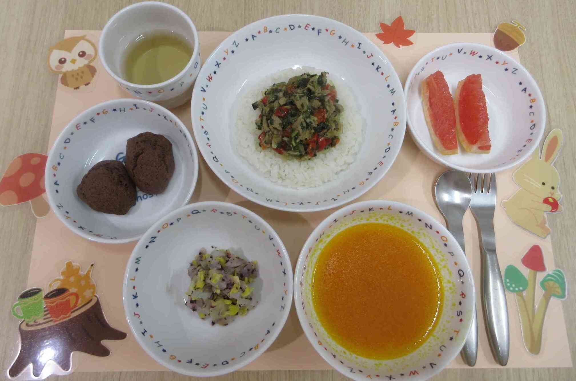 10月の給食(幼児食)