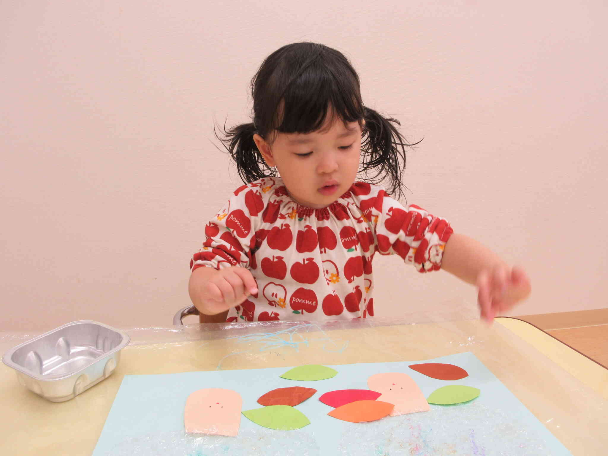 きのこの製作をしたよ！（1歳児　あひる組）