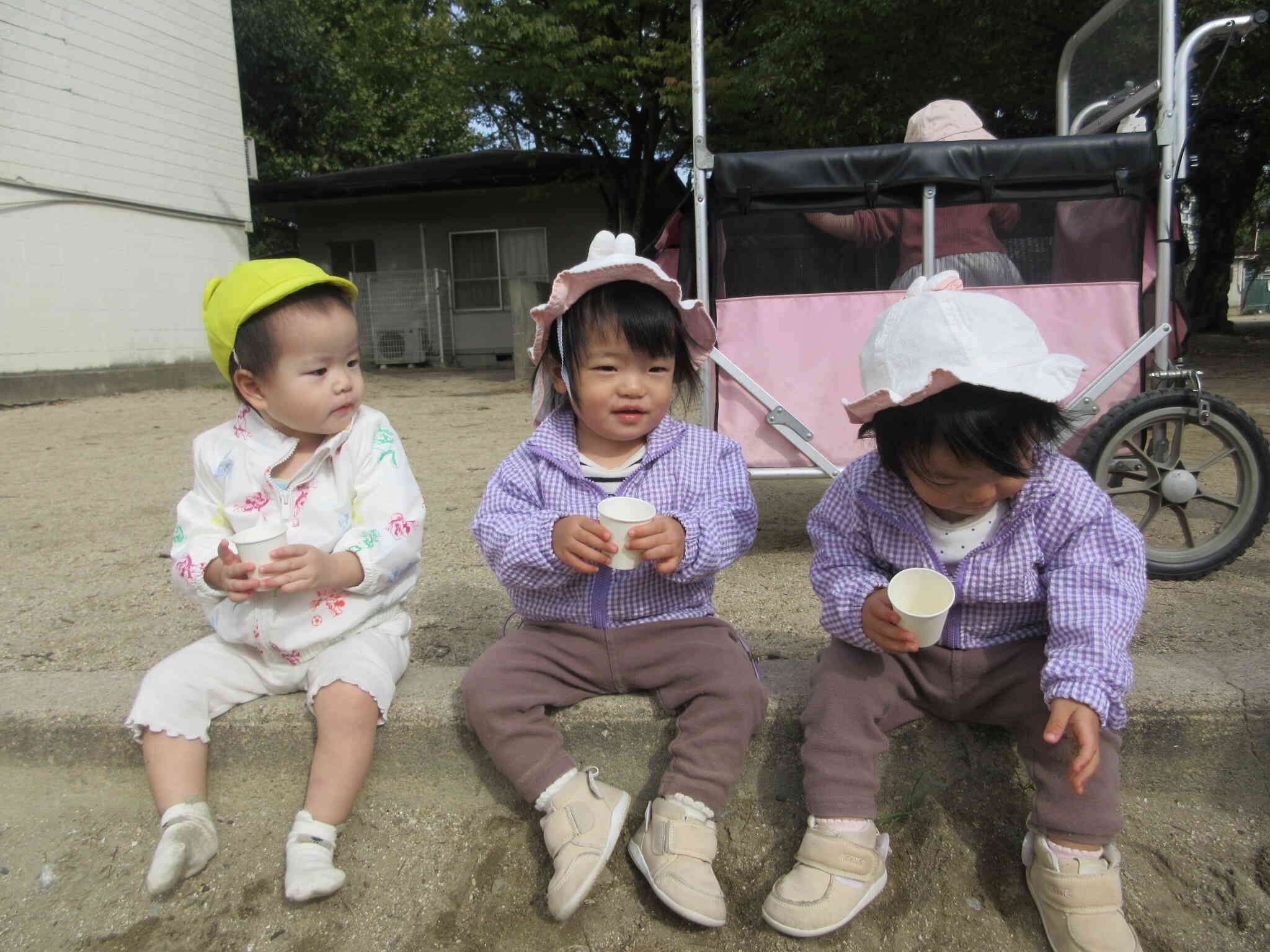 仲良く休憩中♪