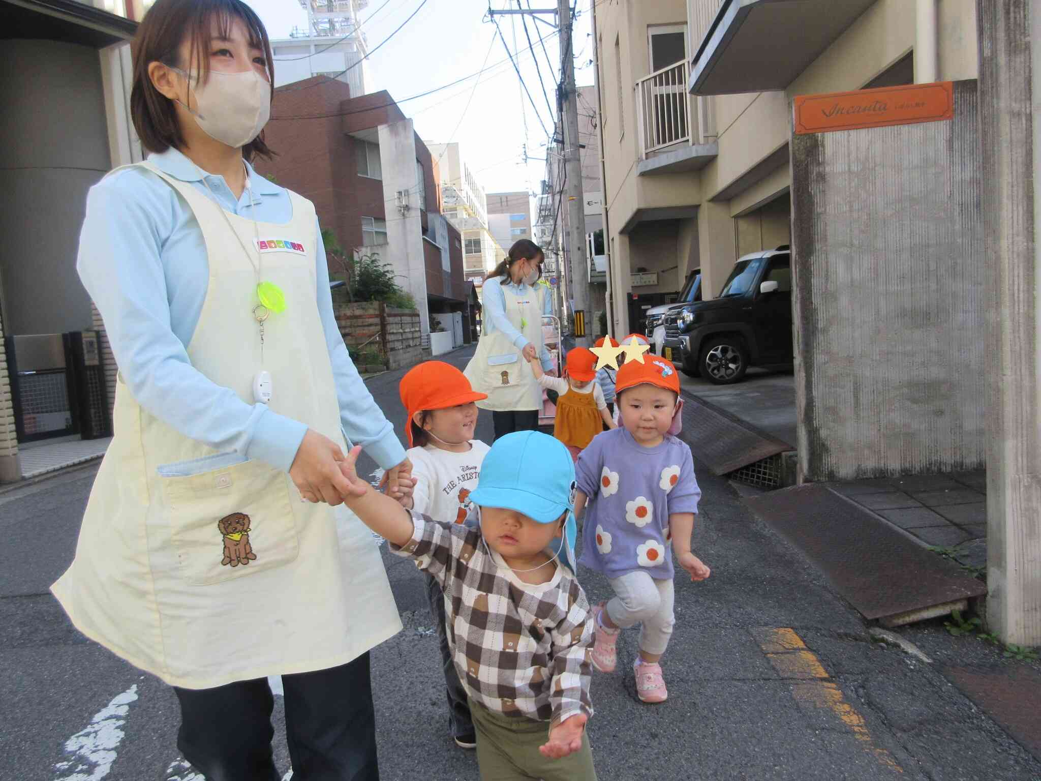 お散歩に出発！！