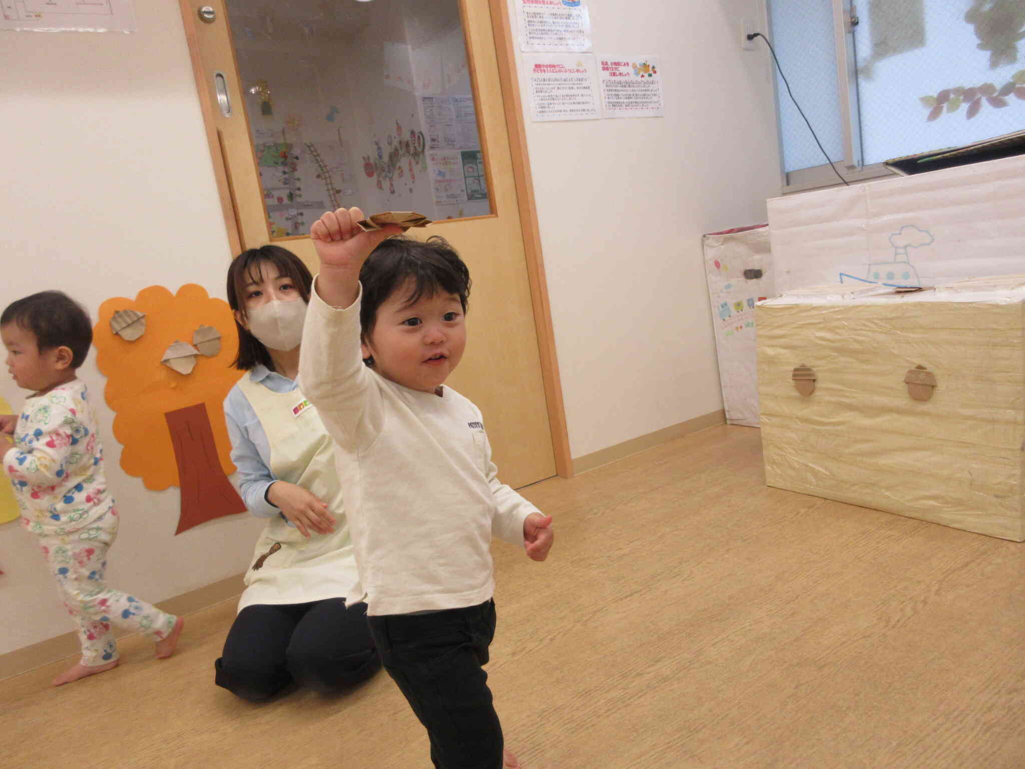 どんぐり探しゲーム、スタート！