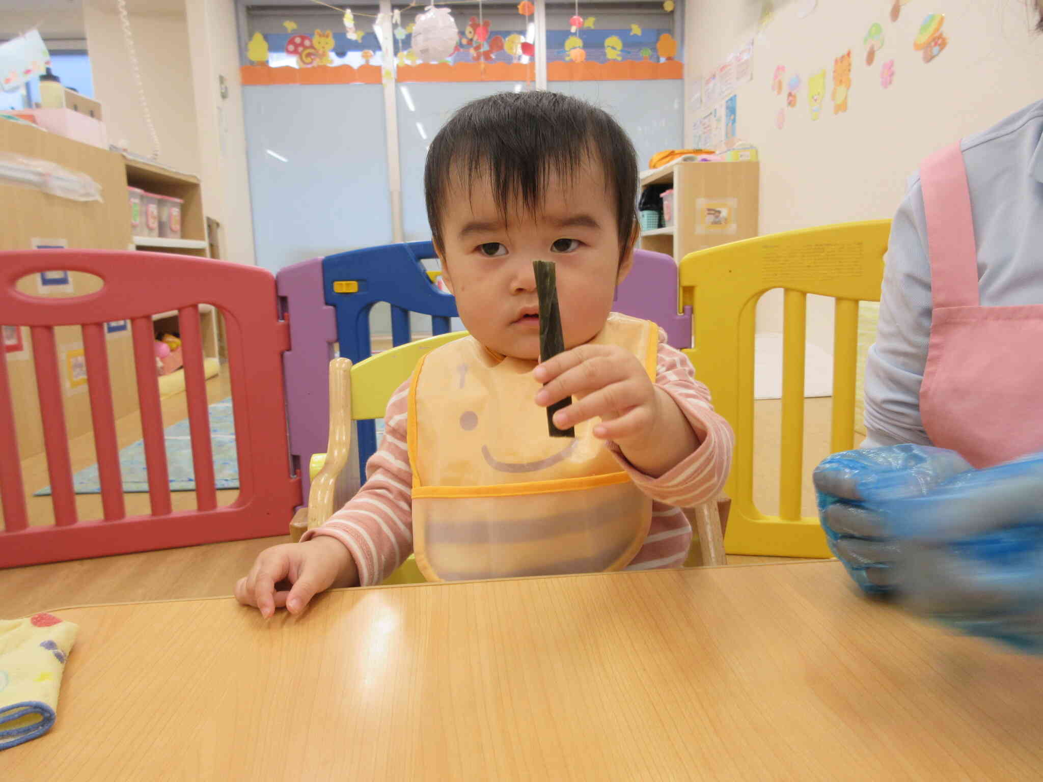 ひよこ組さんも興味津々でした！