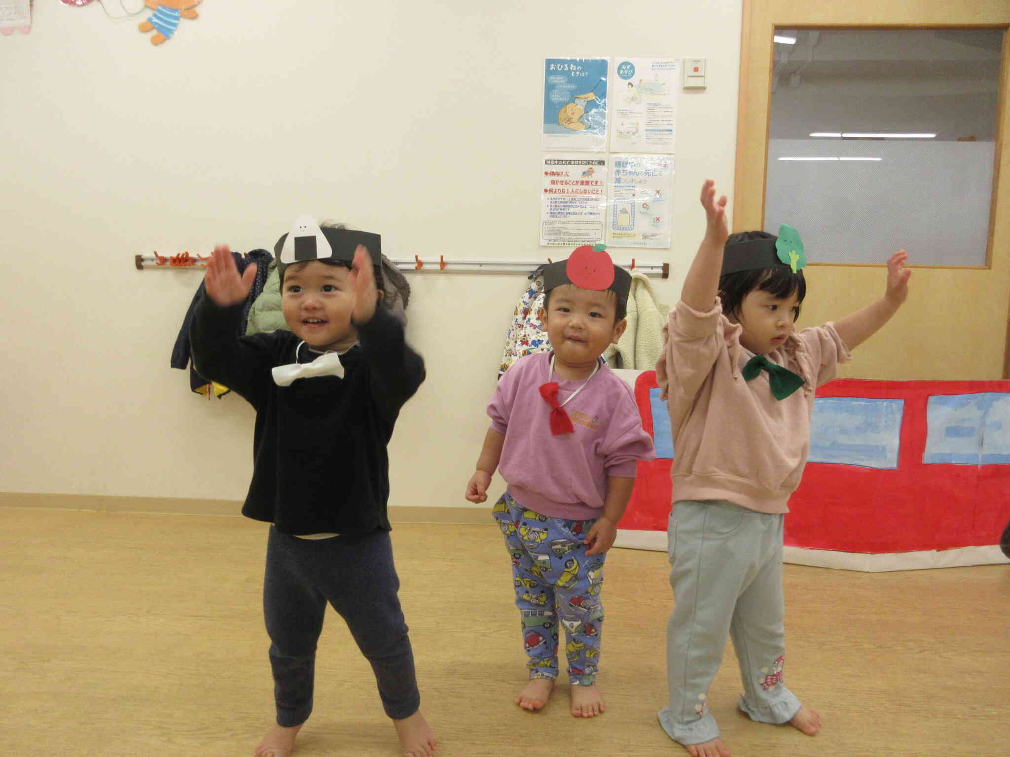 大好きな「ばななくん体操」