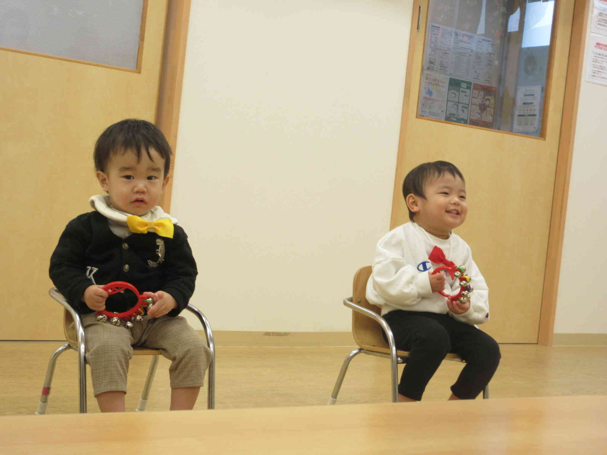 楽器遊びをしたよ！