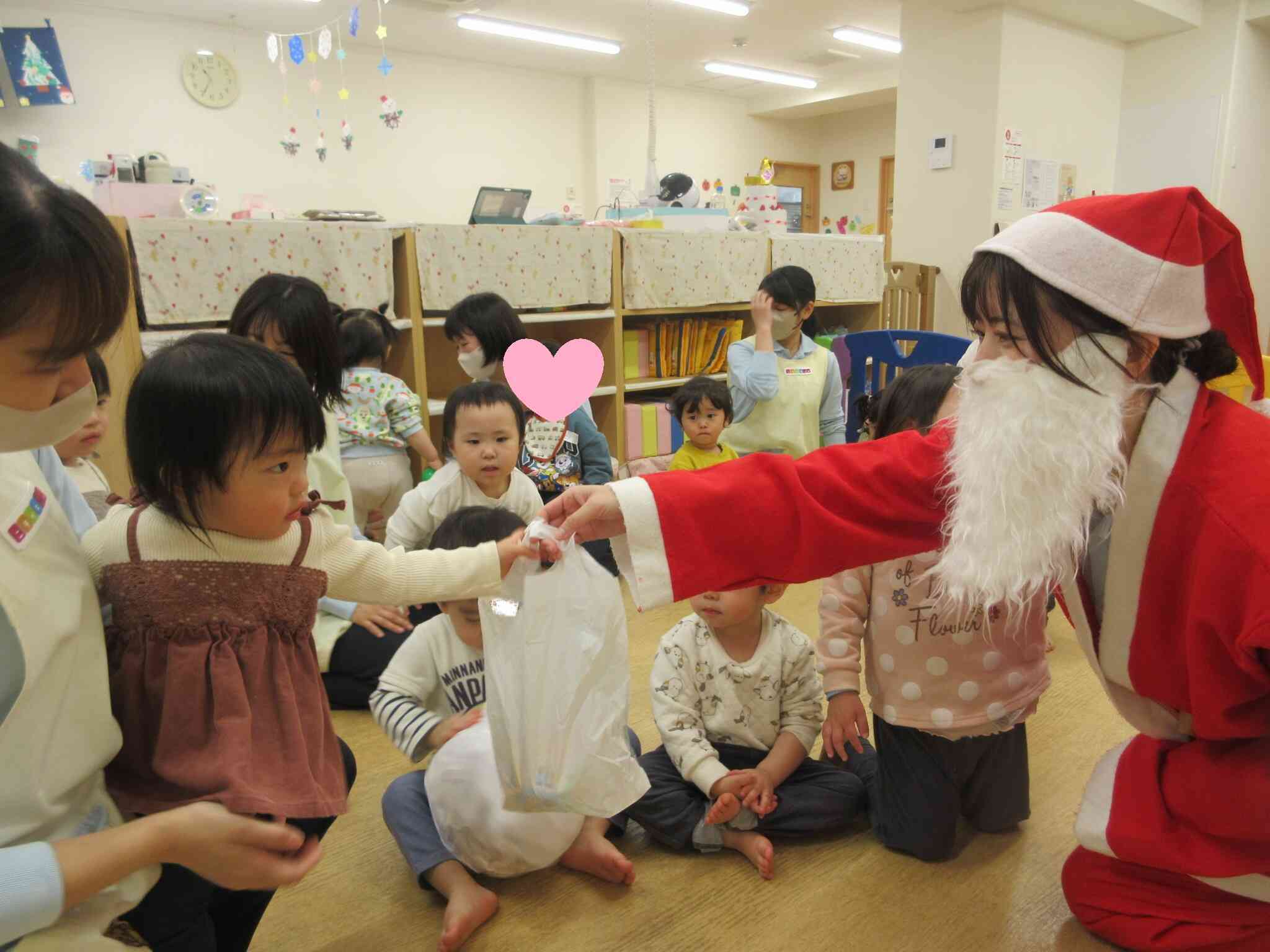 サンタさんが来てくれた！