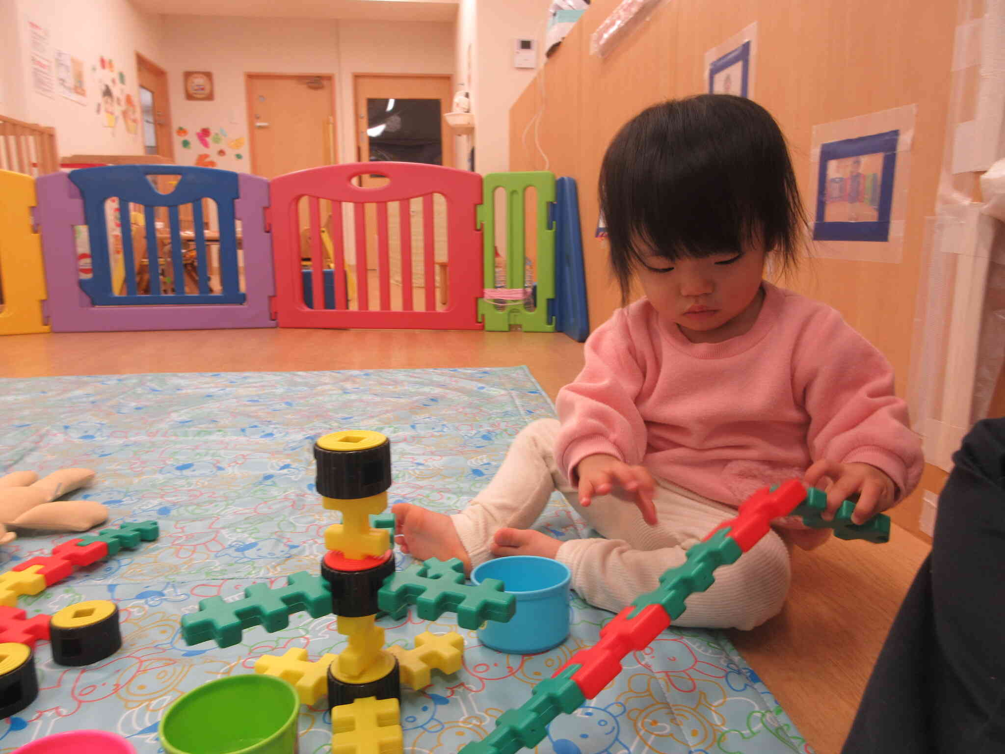 ブロックをいっぱい繋げたよ！