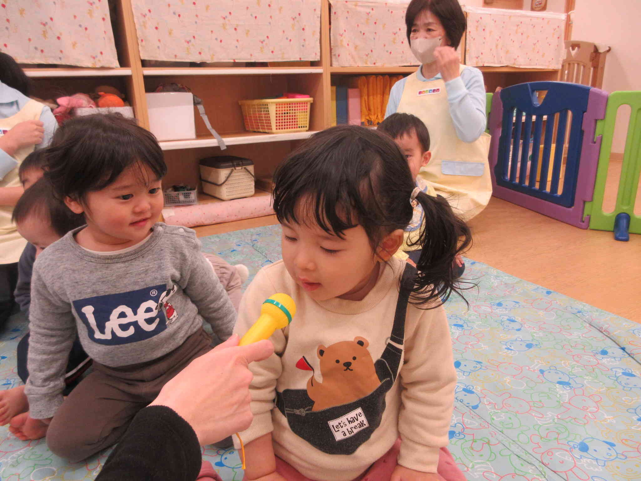 お名前言えるかな？