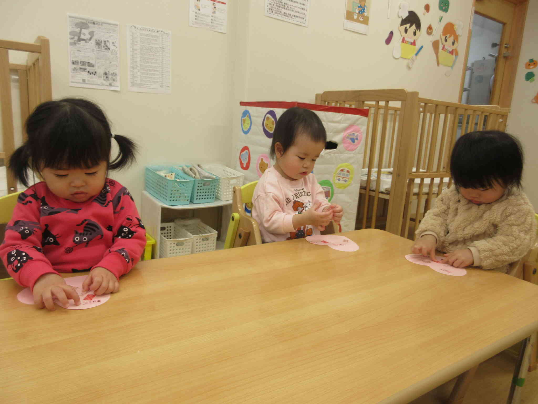 マスキングテープを貼ったよ！