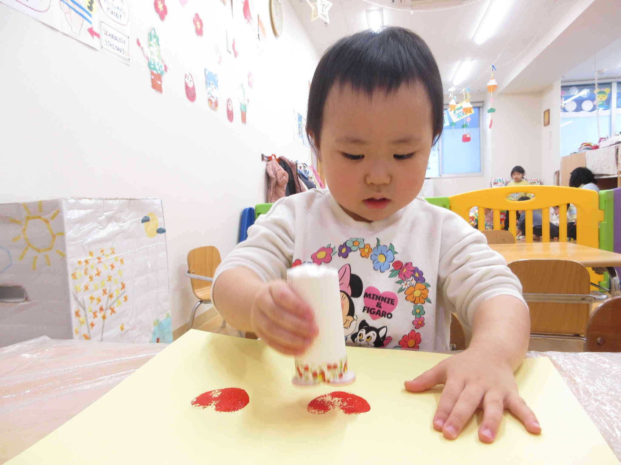 ハートで飾りつけをするよ！