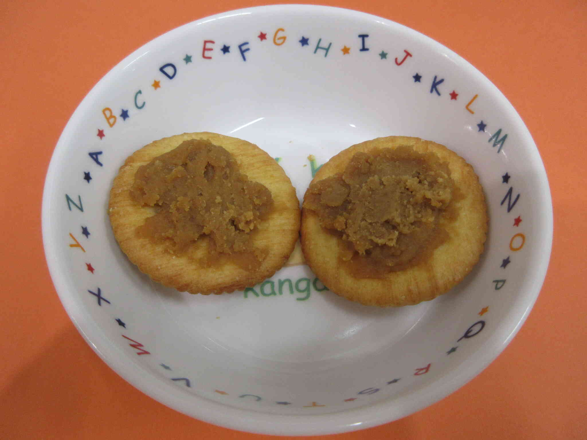 1月のおすすめレシピ★きなこクリームクラッカー★