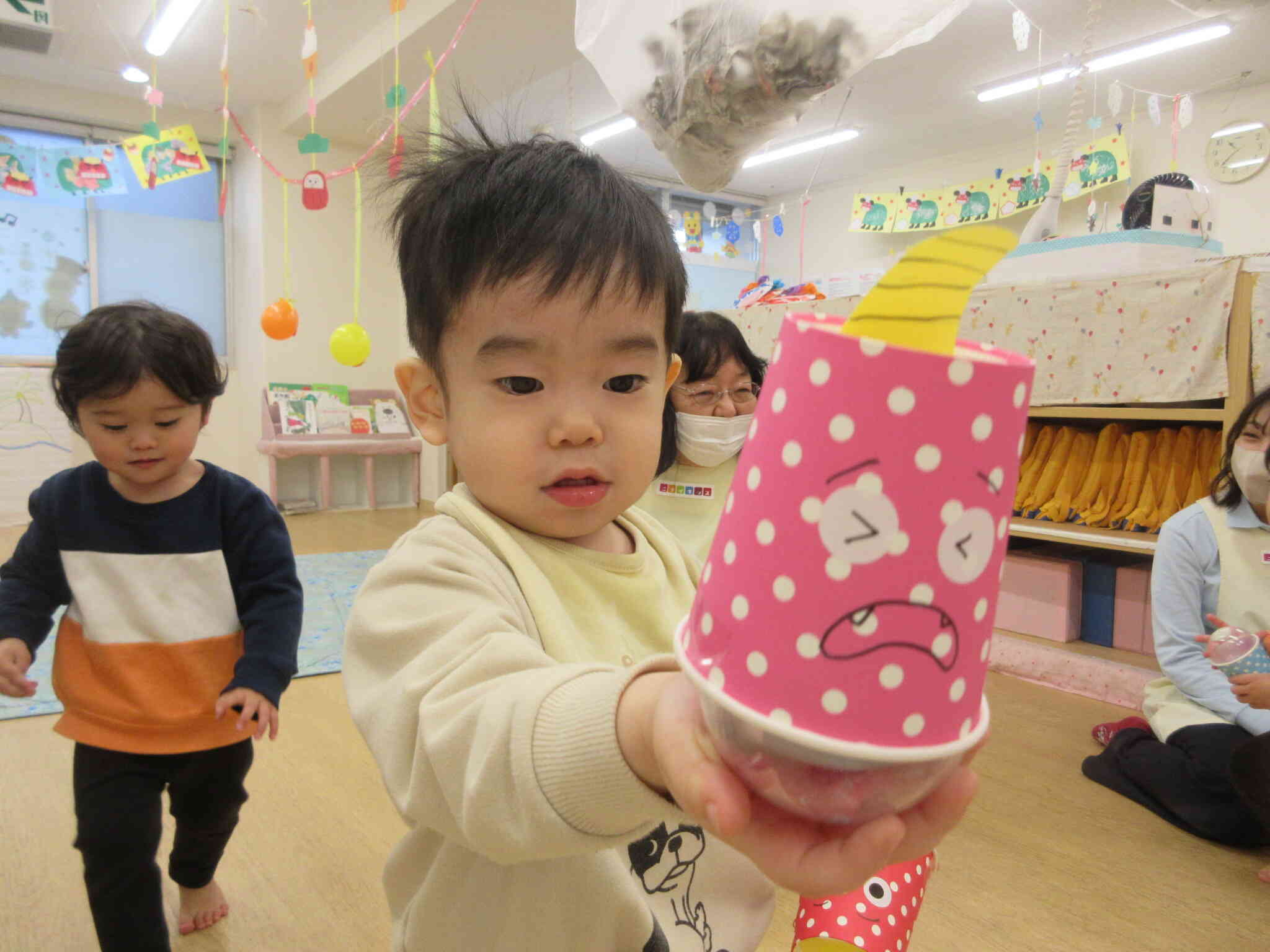 鬼のボウリングを楽しんだよ♪