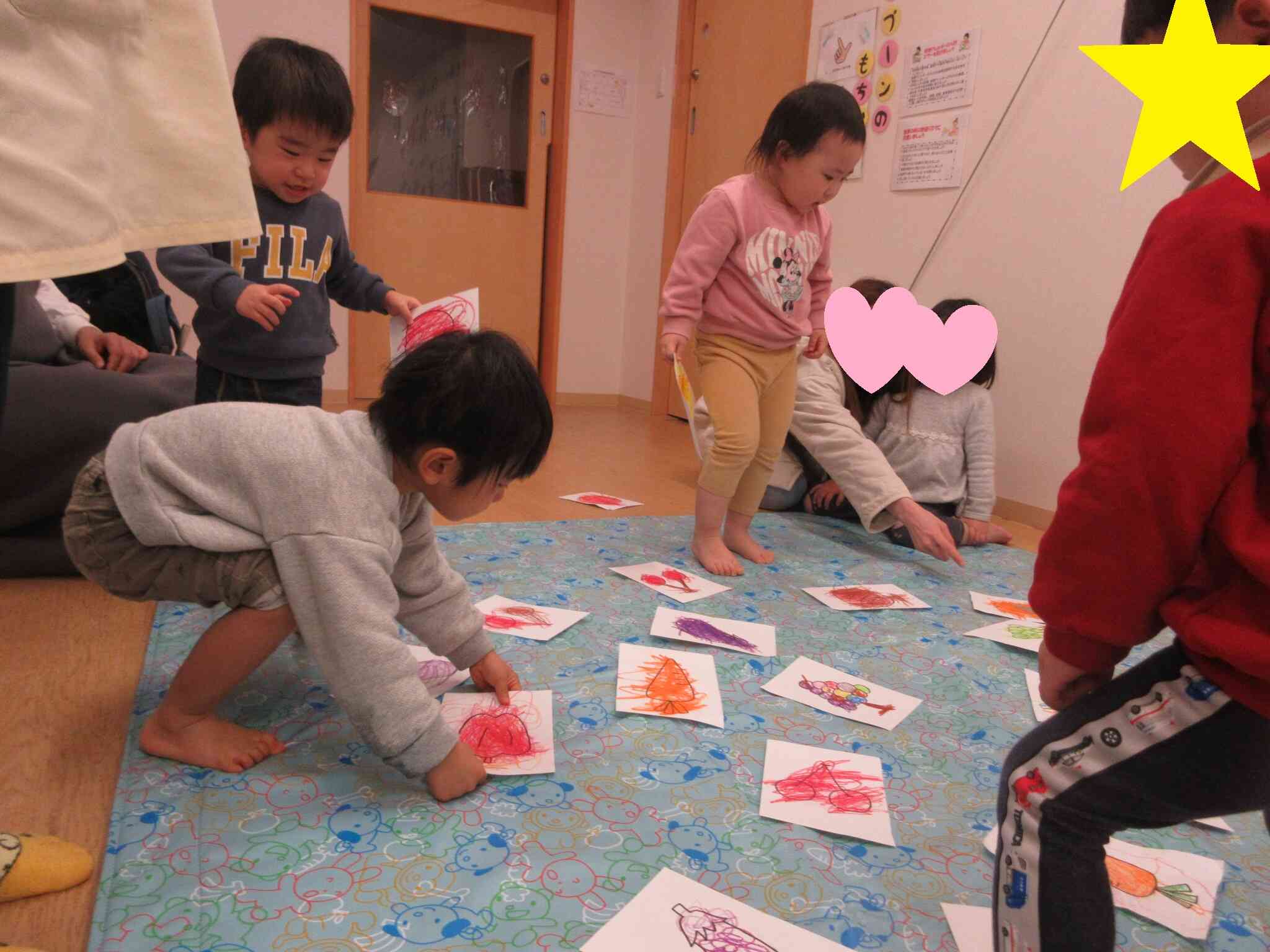 うさぎ組さんの白熱したかるた遊び☆